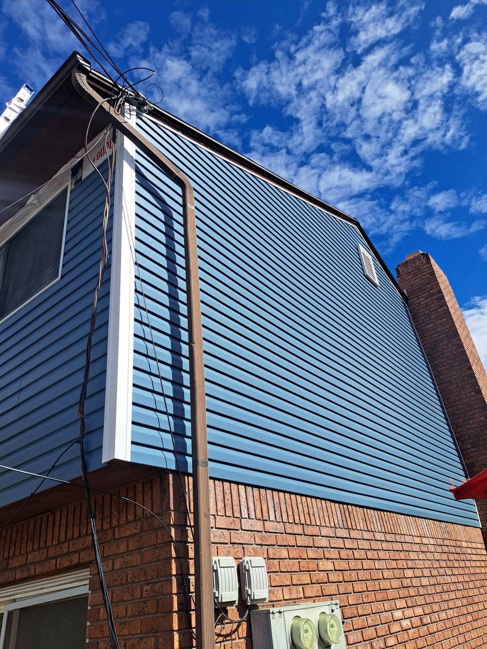 Salt Lake City | Wood Demo & Vinyl Upgrade | Nautica & White by Ideal Siding Utah