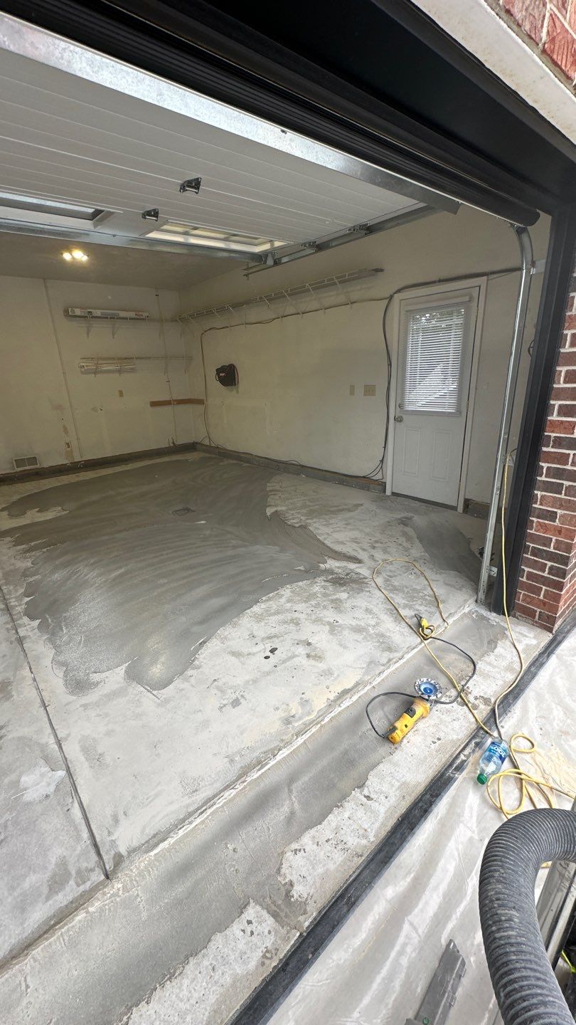 Garage Project in Weirton by Floors in a Day, Inc