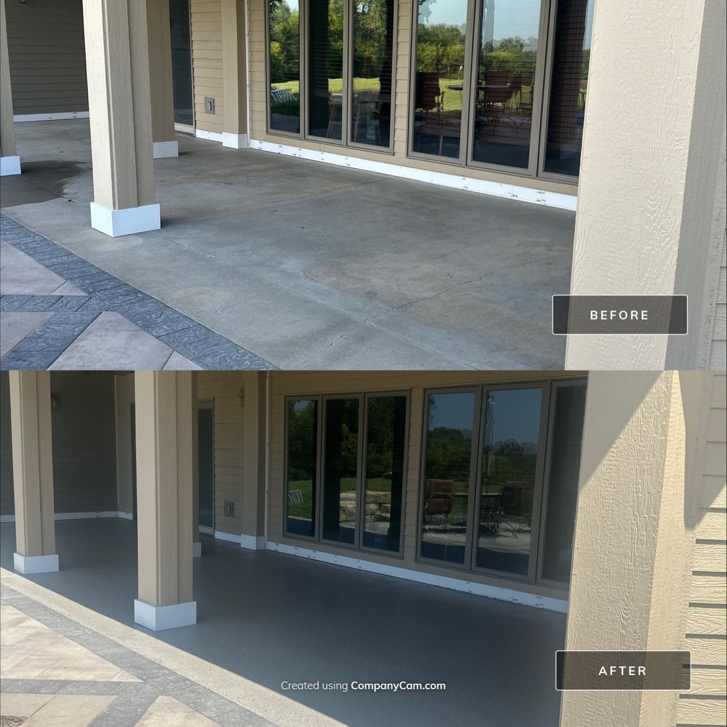 Protected and Beautiful Ames Patio! by Revival Concrete Coatings