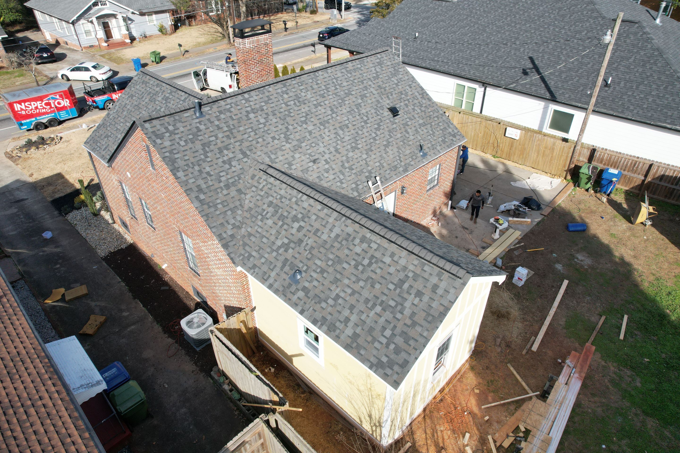 Residential Roofing Installation using Owens Corning by Inspector Roofing and Restoration