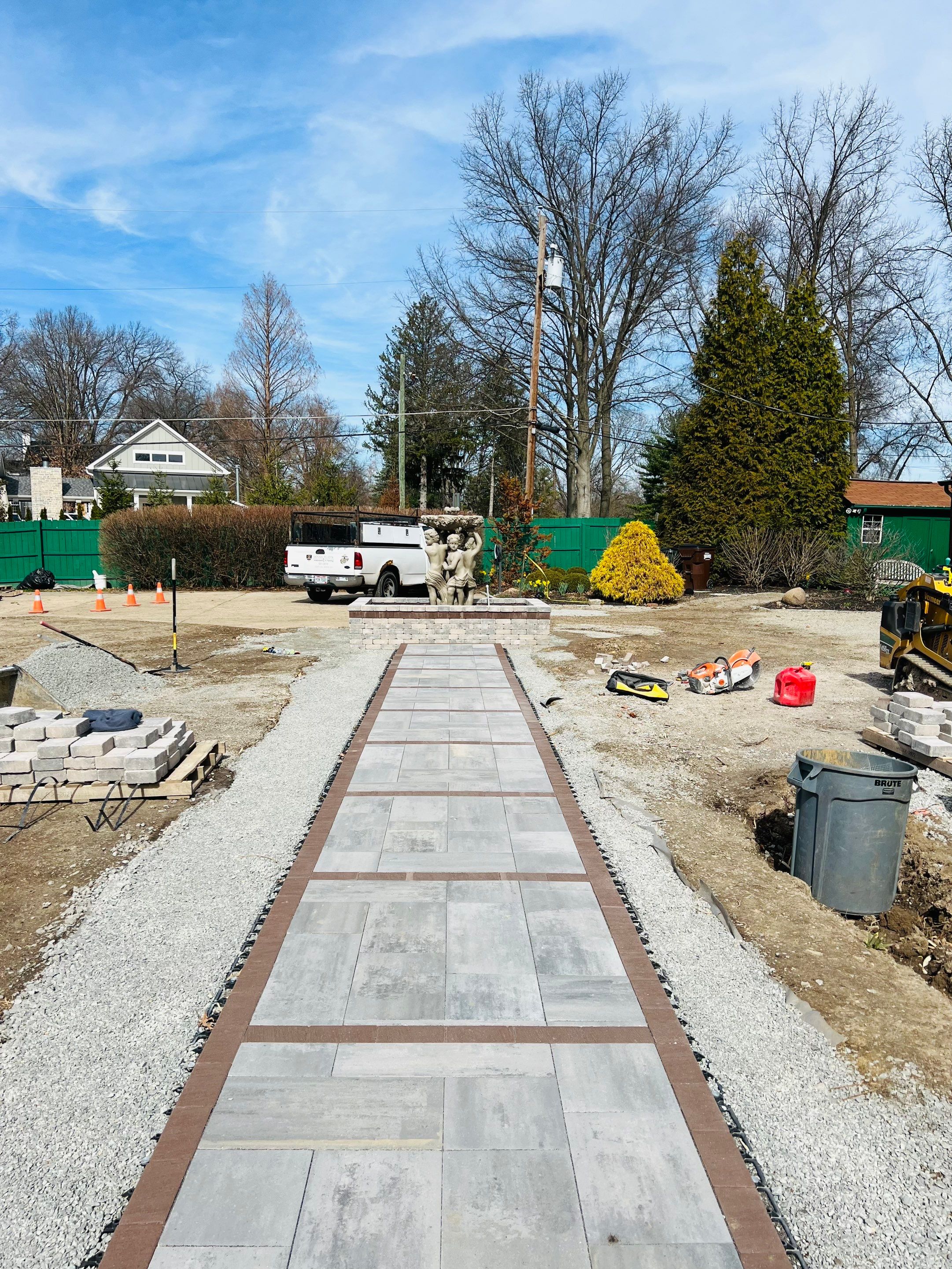 Hardscape Design & Install using Unilock Products by Reisenberg’s Lawn & Landscape, LLC