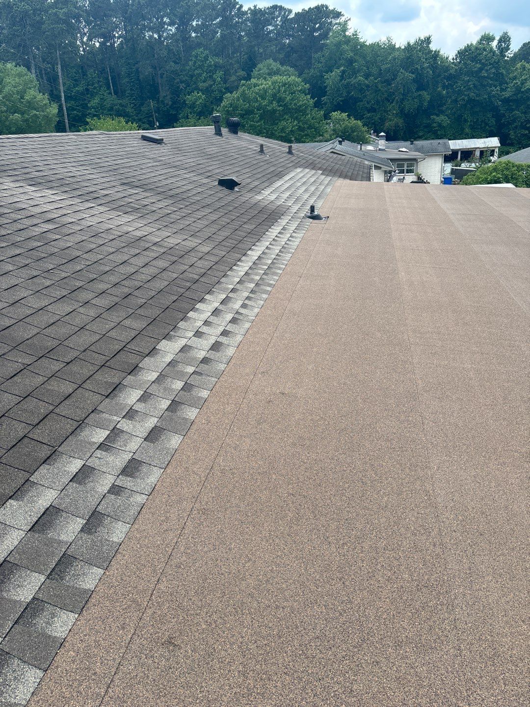 Cover porch by Deerfield Roofing LLC