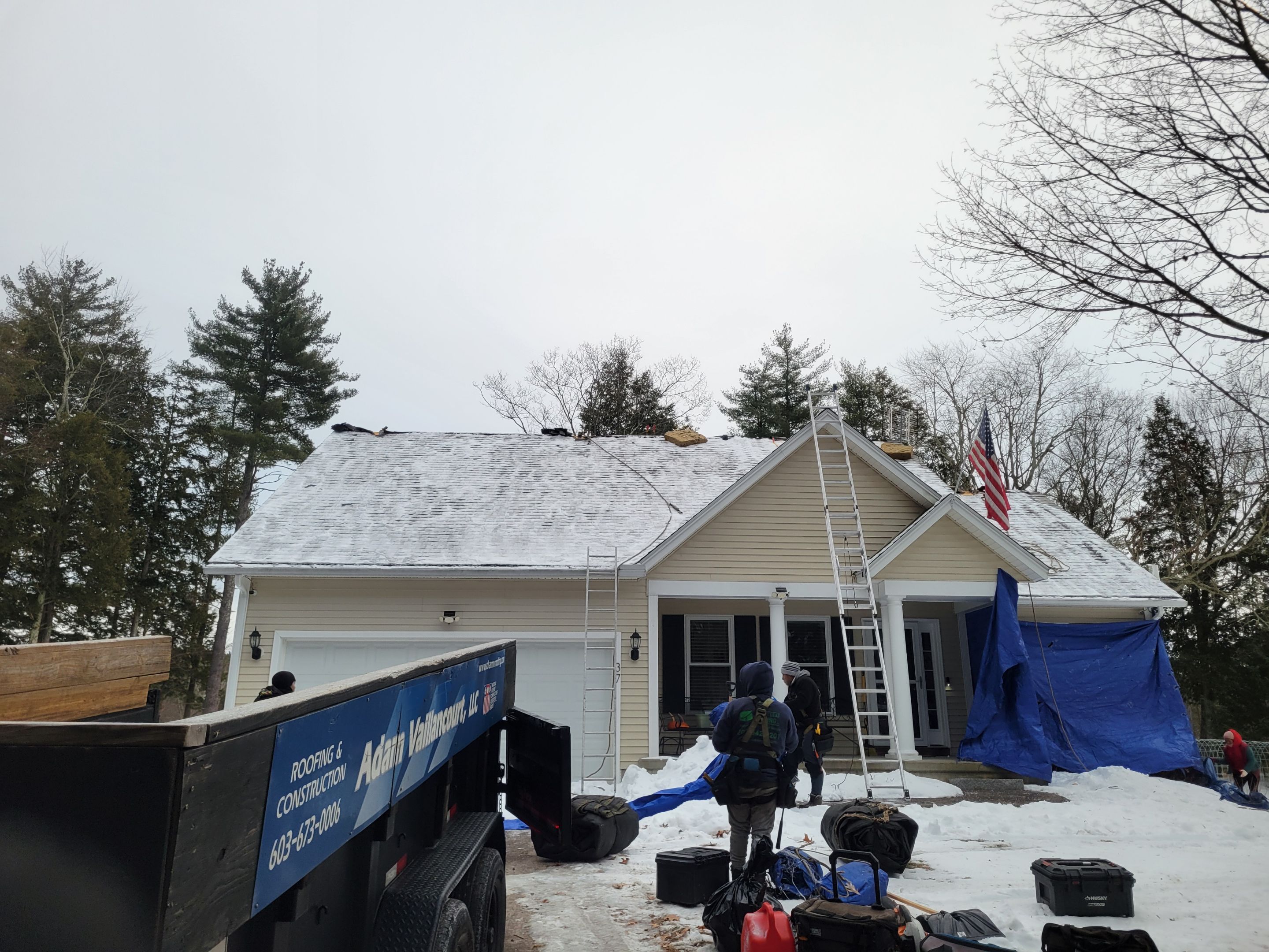 Roof Replacement in Milford | Owens Corning Shingles by Adam Vaillancourt Roofing LLC