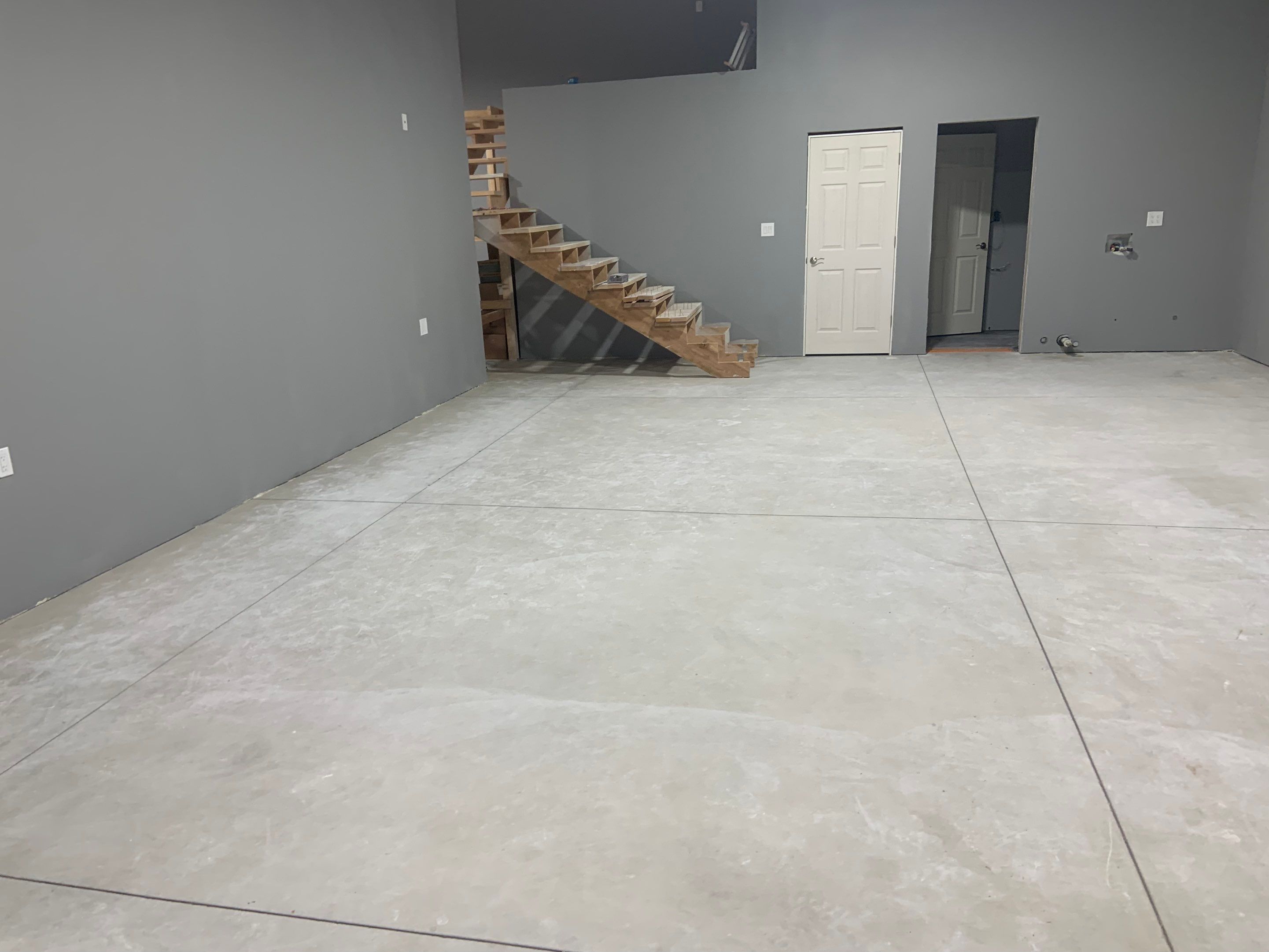 Garage Transformation using Slate Stone by Croc Coatings, LLC