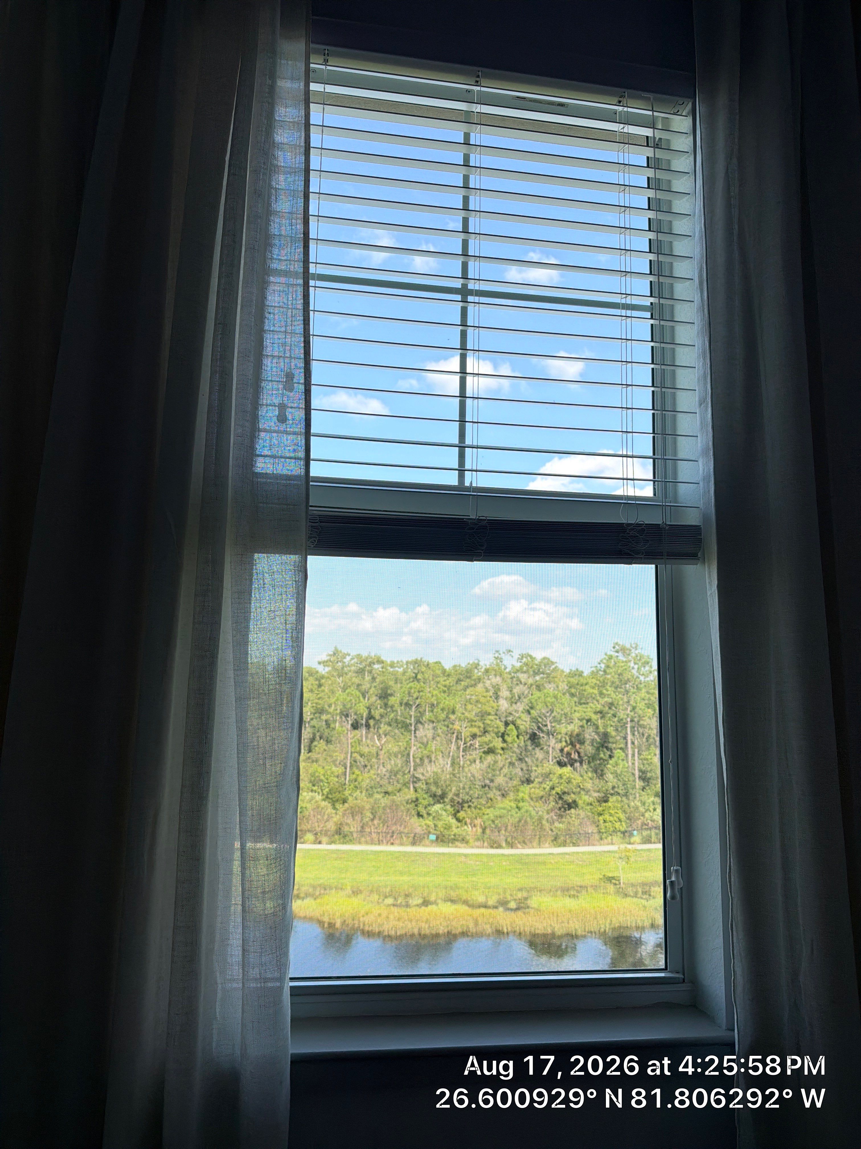 Custom Blind and Sheer Curtain Installation in Fort Myers by CompanyCam Sales Demo