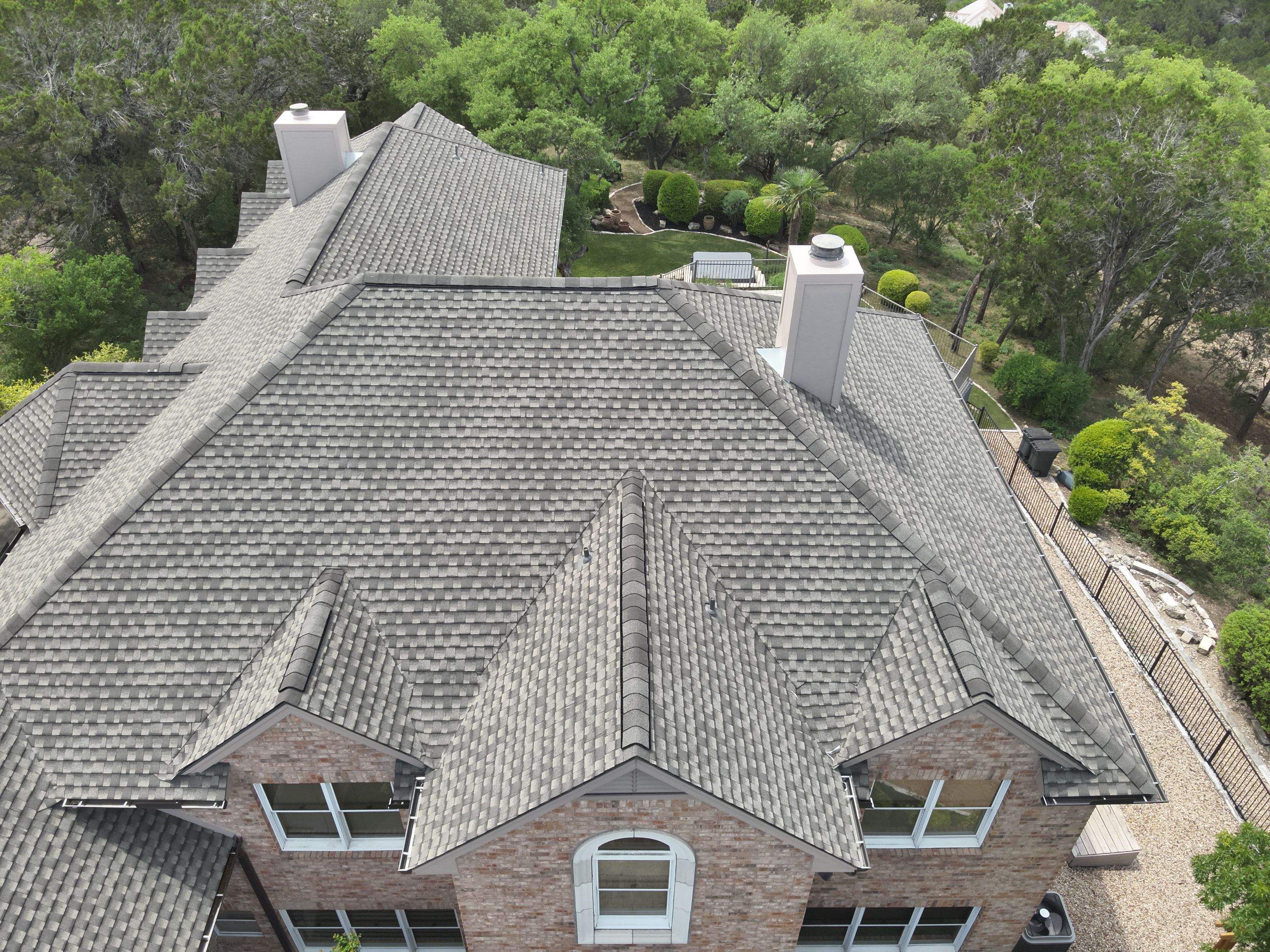 Restoring Strength & Beauty After Hail Damage using GAF - Ultra HDZ - Weathered Wood by Action Exteriors Austin