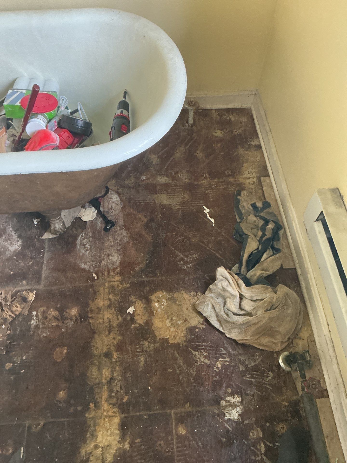 Custom Bathroom Remodel and Marble Tile Installation in Bellevue by Footprints Floors Kentucky