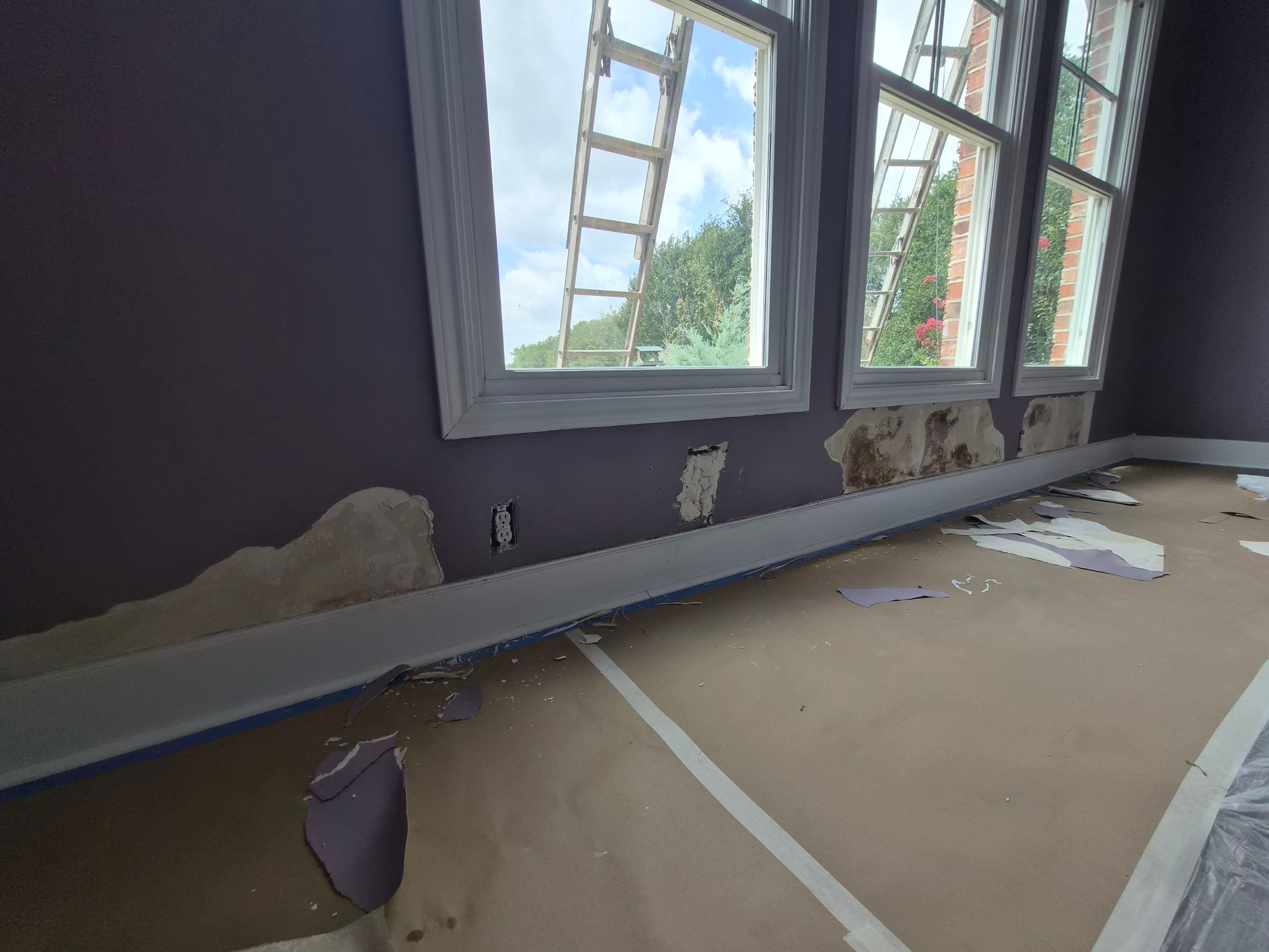 Extensive Interior Repair & Repaint in Tyler TX by Quality Coats Painting
