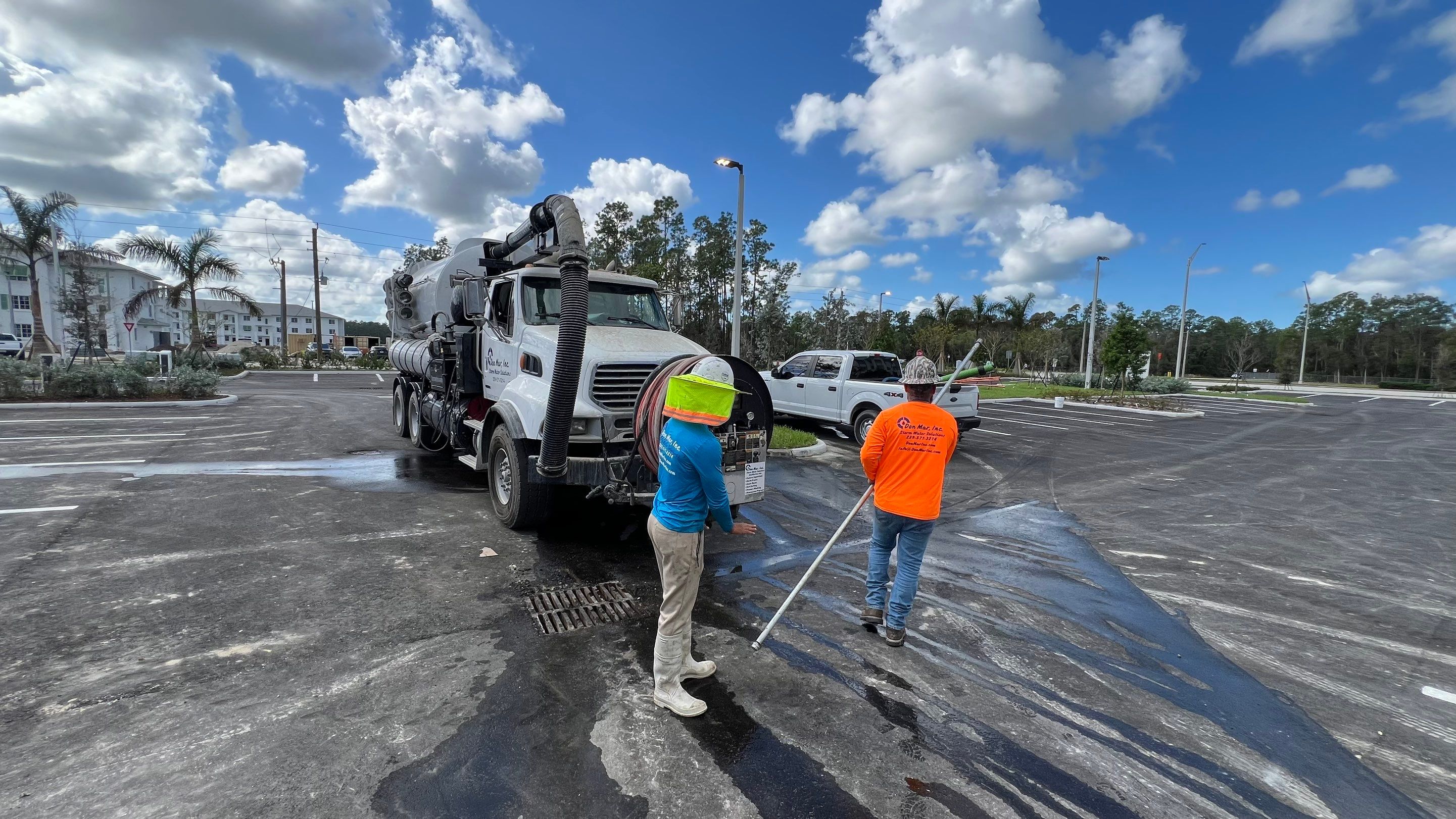 New Construction Condo Community Stormwater System Maintenance by Don Mar, Inc. Storm Water Solutions