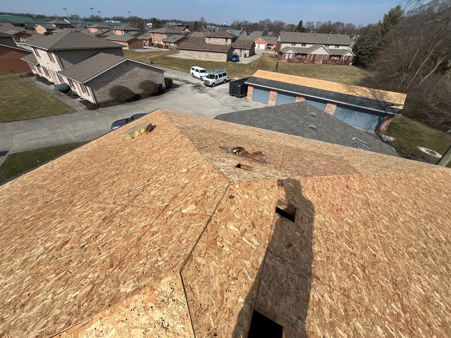 Residential Roofing Installation using GAF Timberline HDZ Weathered Wood by Nitro Roofing and Construction