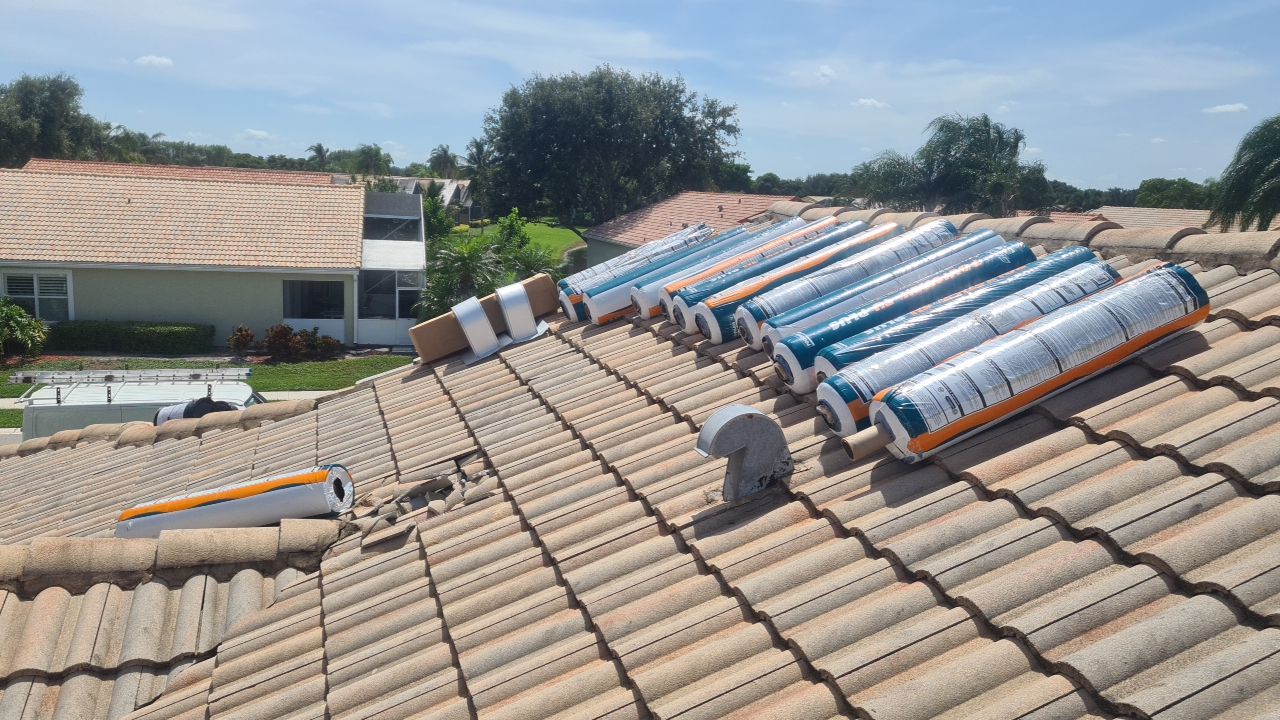 Residential Roofing Installation using Eagle Roofing Tile by BLUES BROTHERS ROOFING