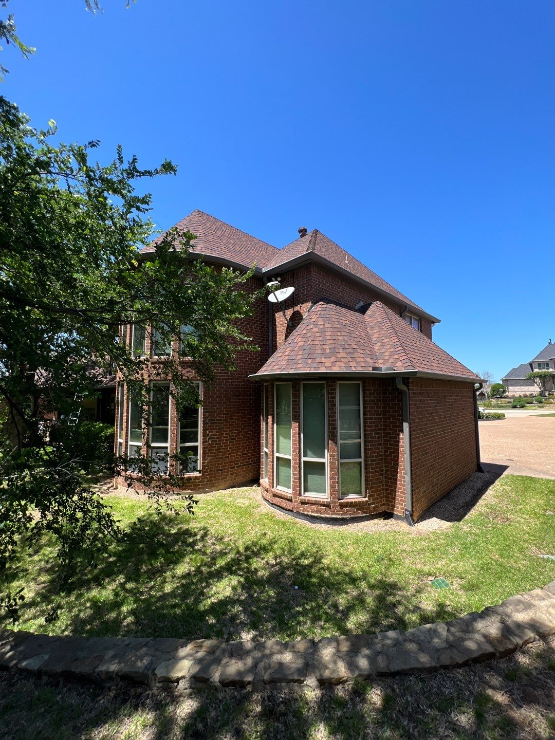 Residential Roofing Installation using Certainteed Landmark with custom Copper Turret by Becker Roofing and Exteriors