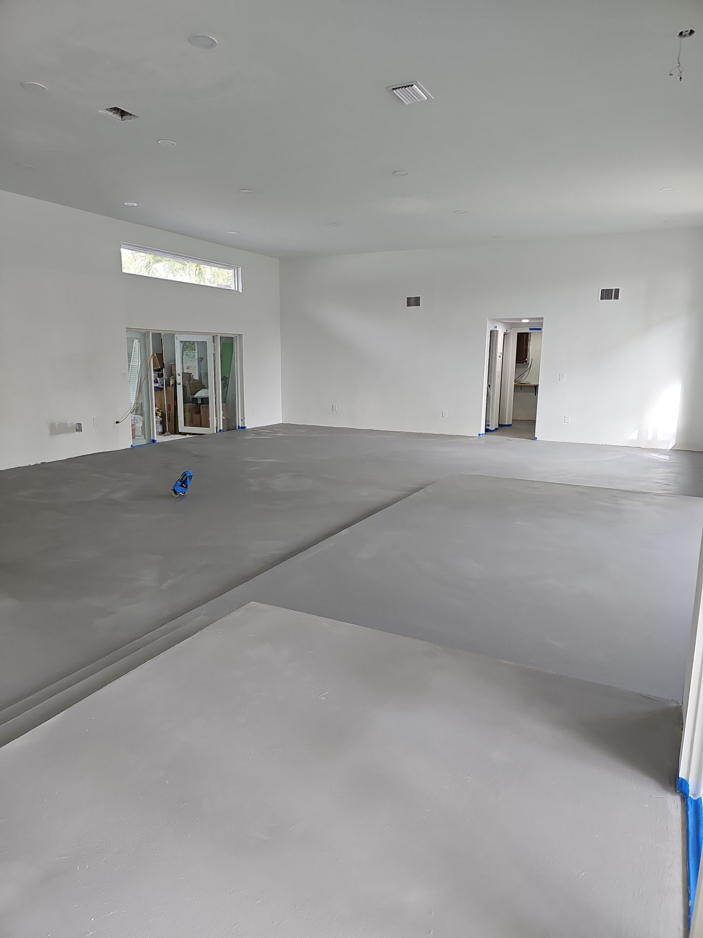 Home Floor Resurfacing w/Microtopping by Seamless Surfaces