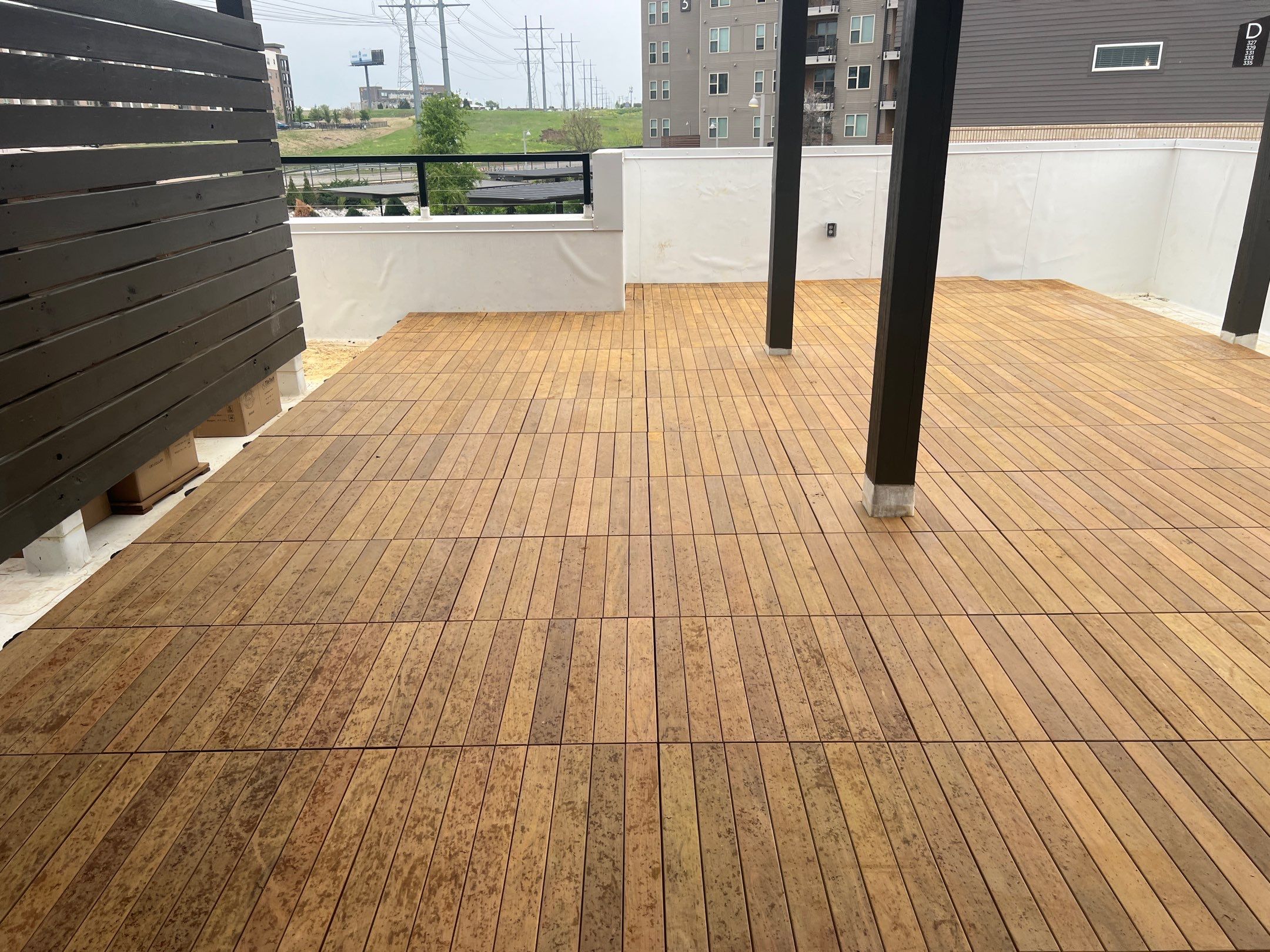 Apartment Roofing Installation using GAF HDZ Shingles, GAF TPO and Pavers in Lewisville, TX by Roof Experts