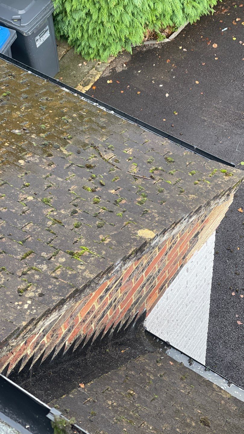Roof Clean - Biocide Treatment using Honda 15lpm Low Pressure Washing Machine by Ges Exterior Cleaning ltd