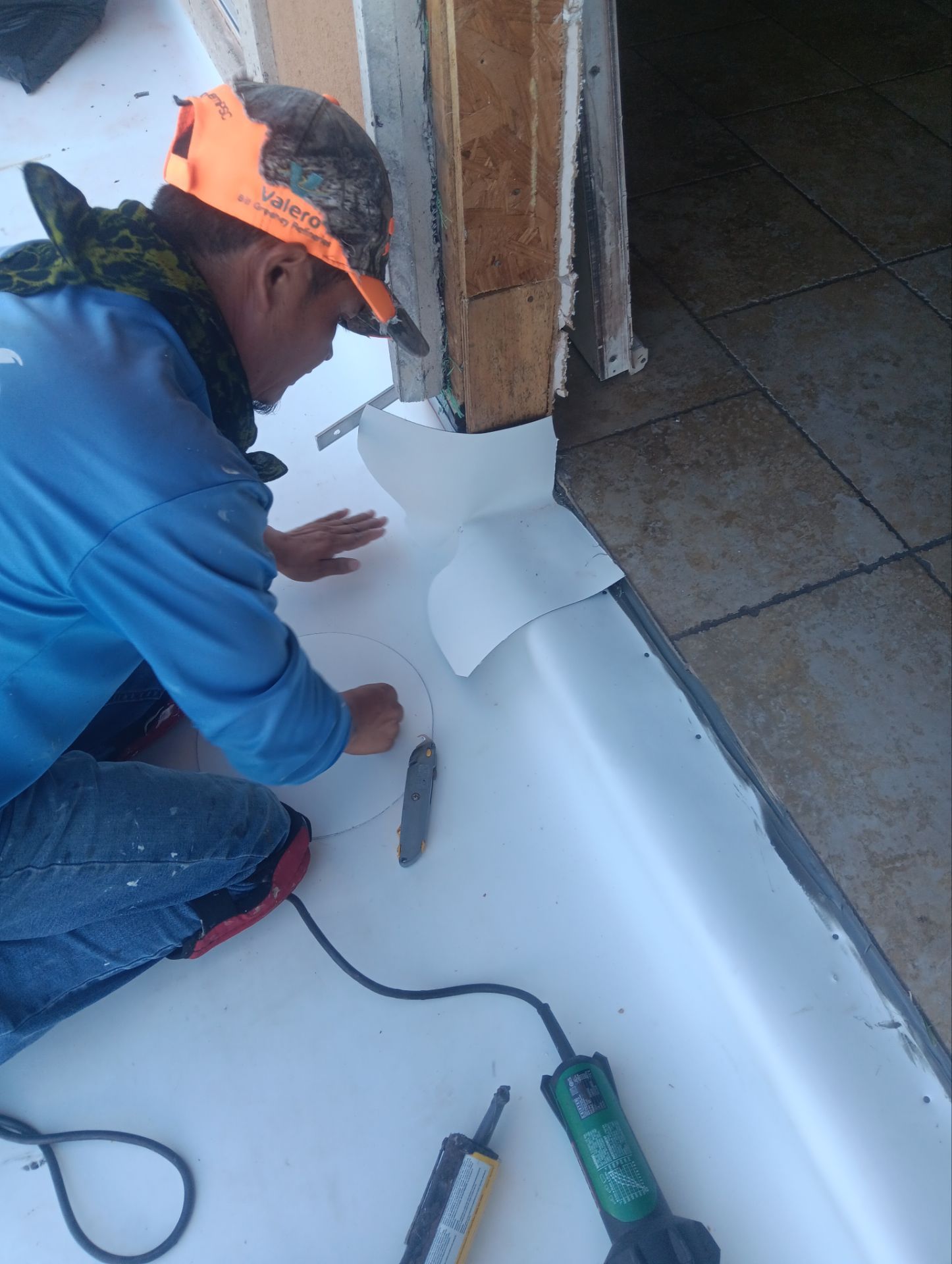 Walk Out Patio Cover by Bayfront Roofing and Construction