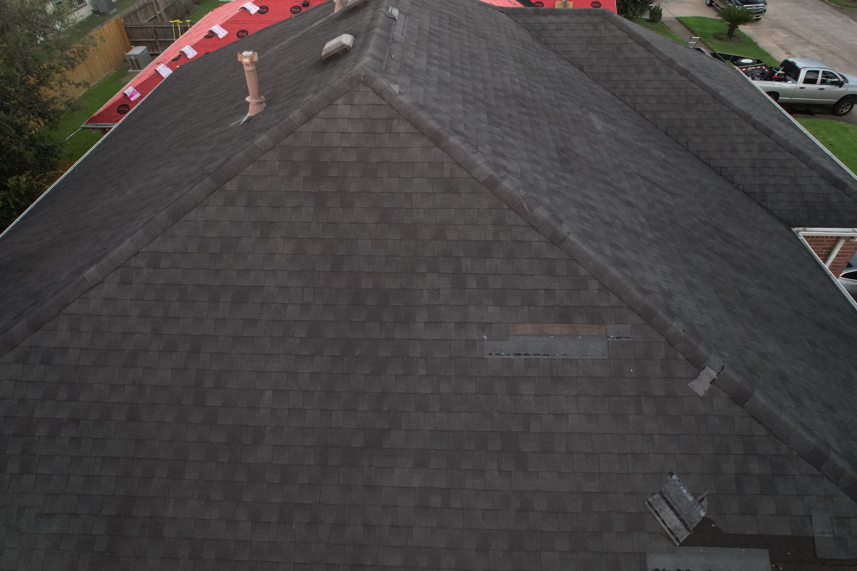 Reroof Project after Storm Beryl by Berry Good Roofing 