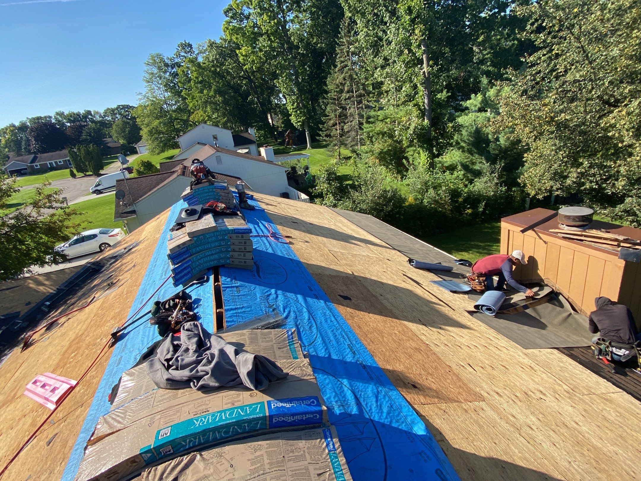 Roof Replacement using CertainTeed Landmark by 180 Contractors