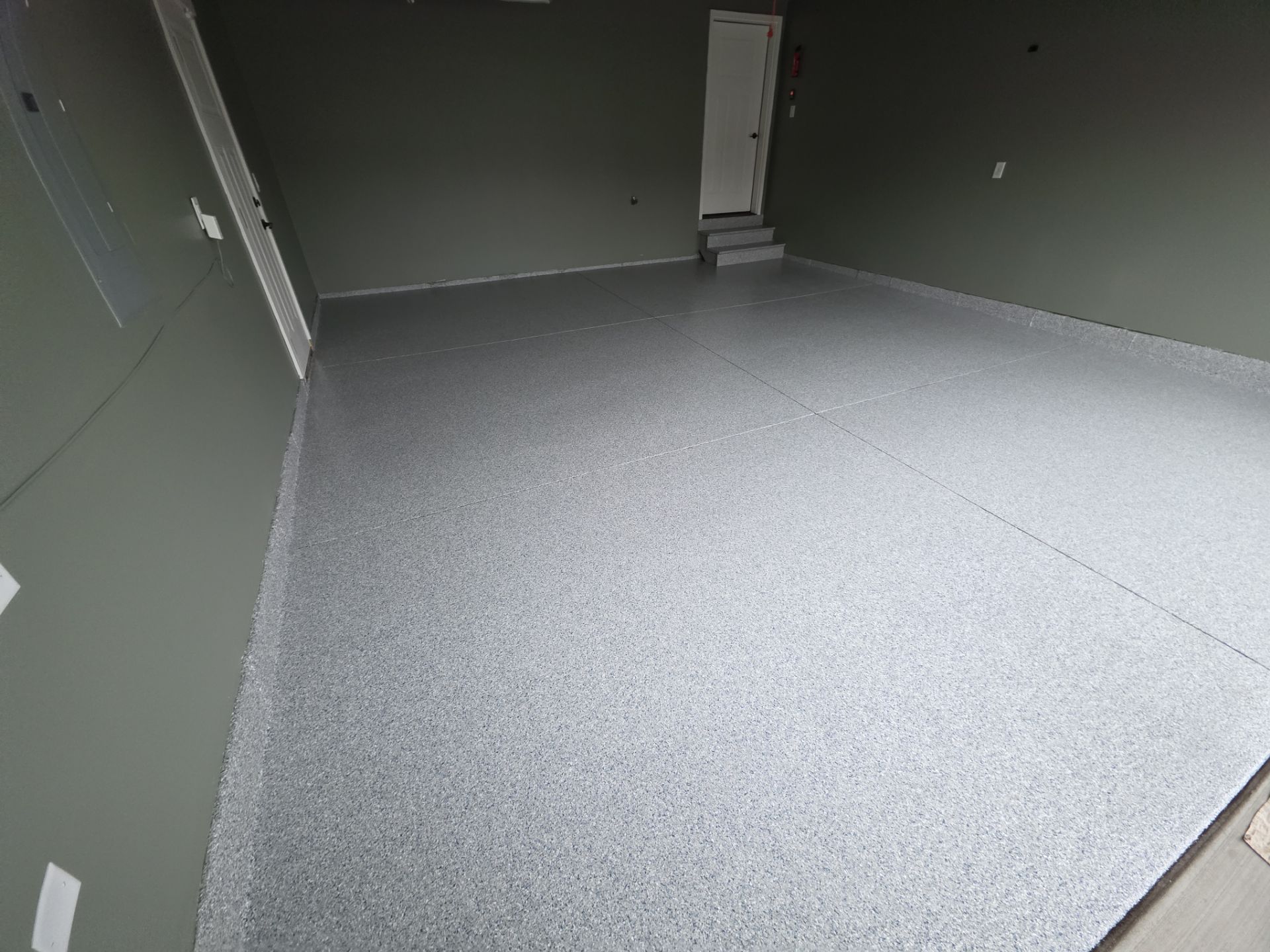 Garage Transformation using Tidal Wave by Croc Coatings, LLC