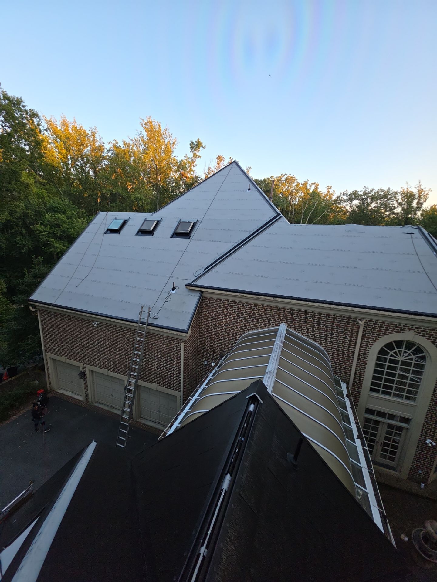 Extravagant Tesla Solar Roof in Maryland by American Home Contractors