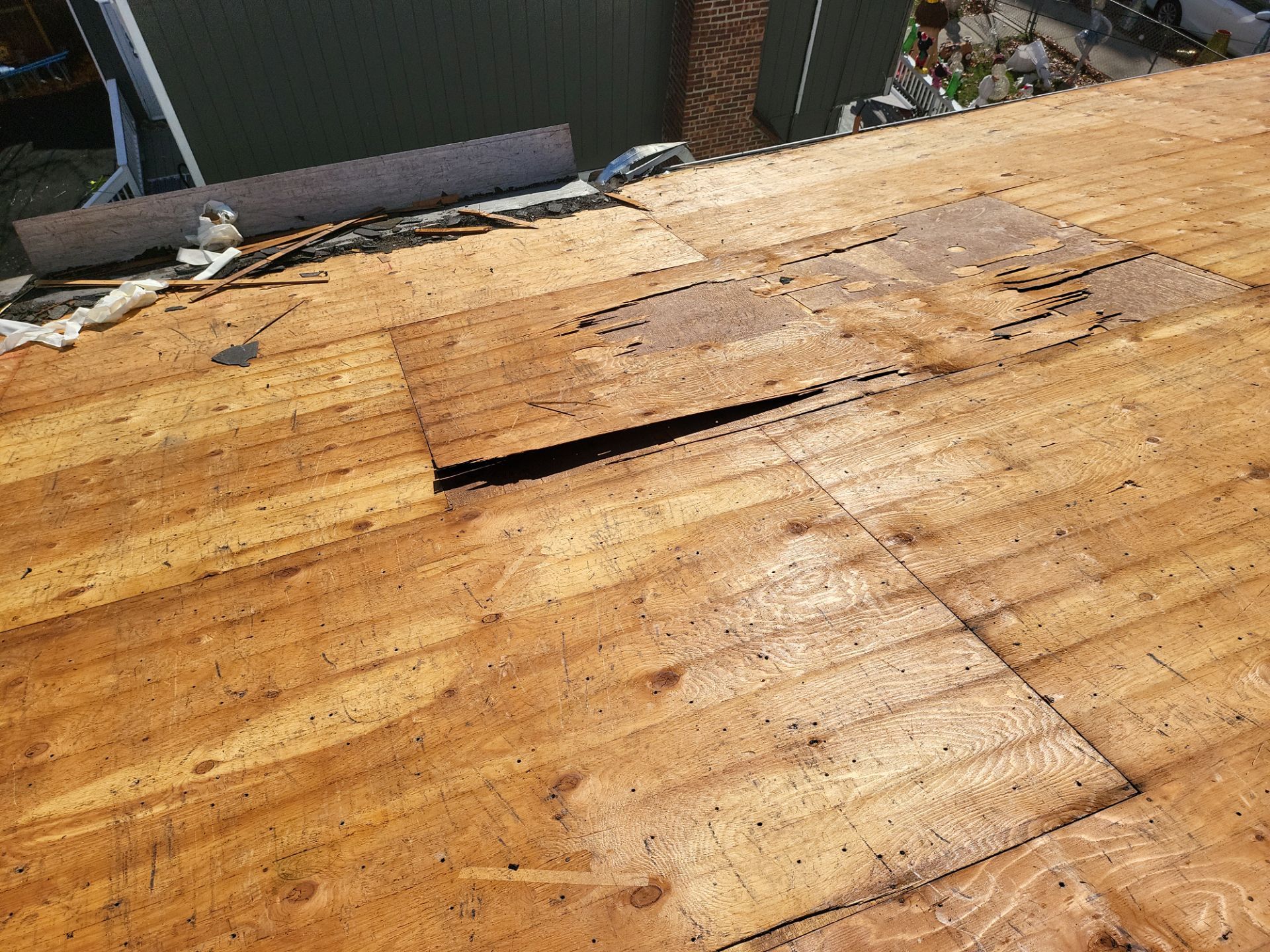 Residential Roofing Installation using Owens Corning TruDefinition Slatestone Gray by A Plus Exterior