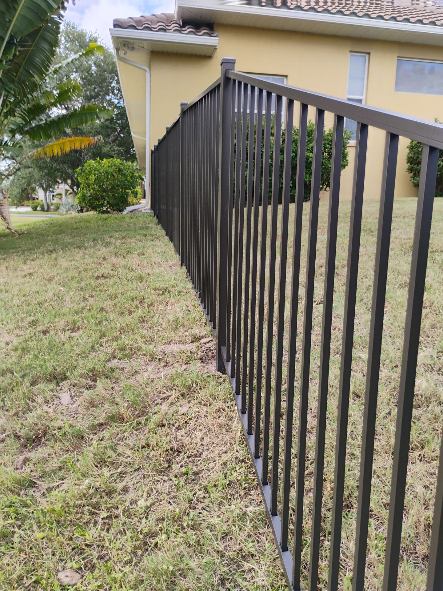 Bronze Aluminum Fence in Port Charlotte by True Fence LLC