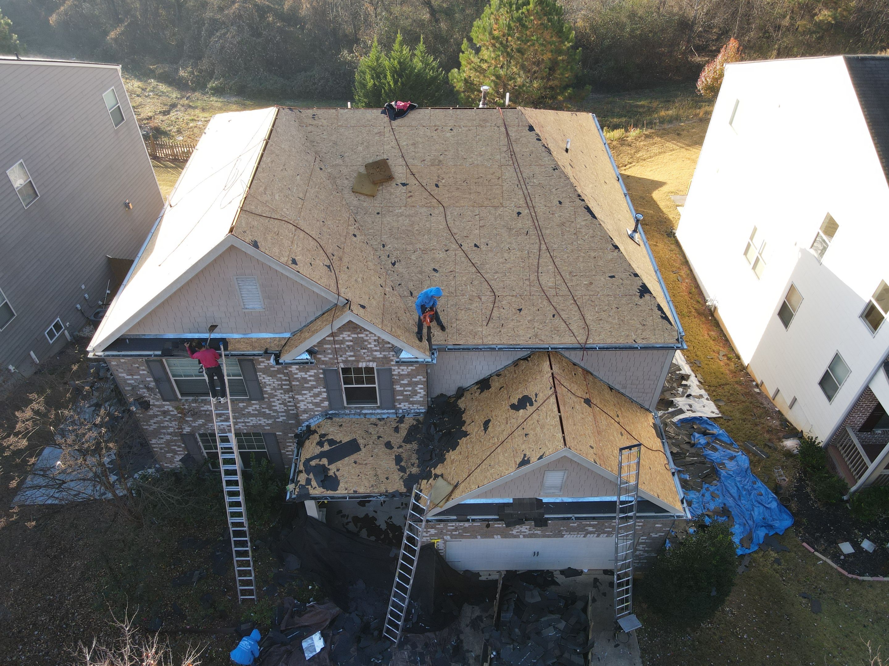 Residential Roofing Installation using Owens Corning by Inspector Roofing and Restoration