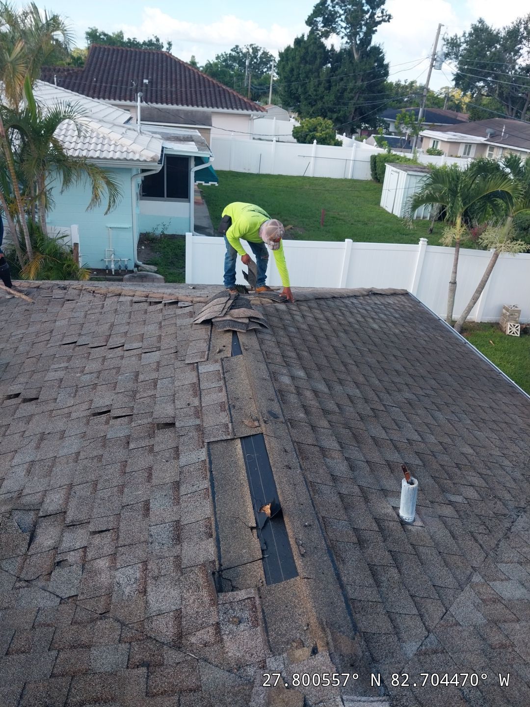 Project in St. Petersburg 33710 by Mitchell Roofing Company LLC 