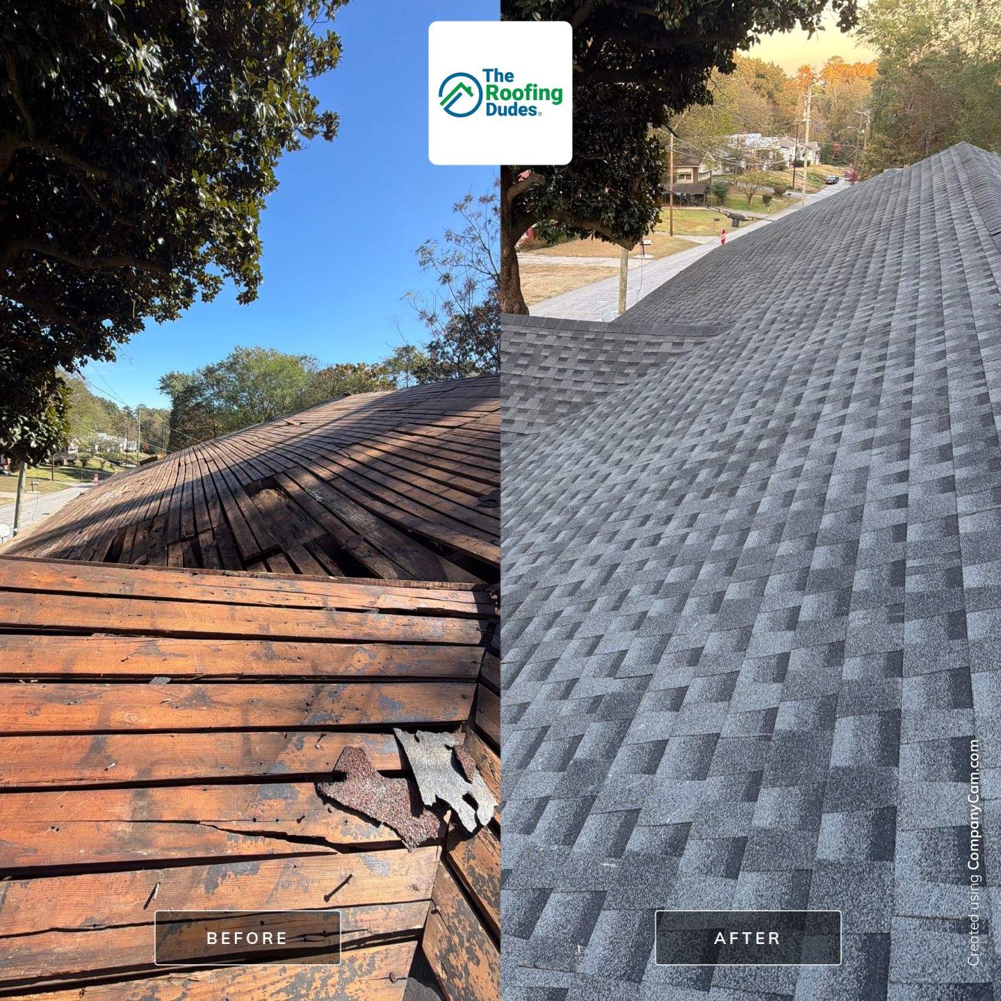 Roof Replacement in Midfield (Charcoal Shingles) by The Roofing Dudes