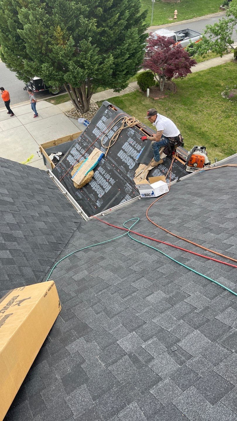 Roof and gutter replacement by hail damage by Just Brilliant Restoration JBR