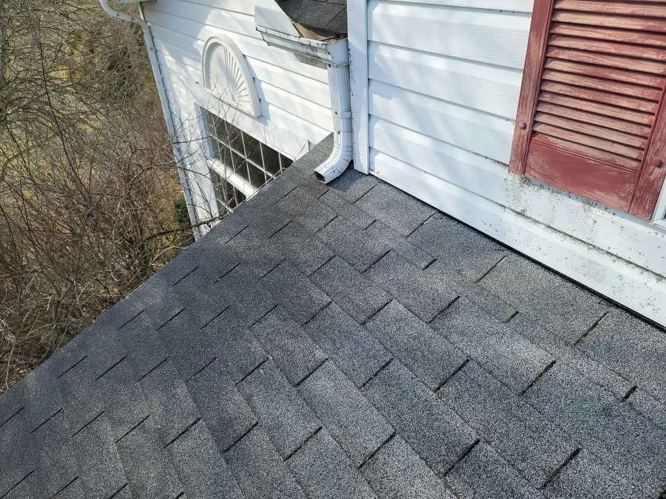 ATLAS PINNACLE COLOR: BLACK SHADOW DRIP EDGE: WHITE by Eagle Eye Roofing