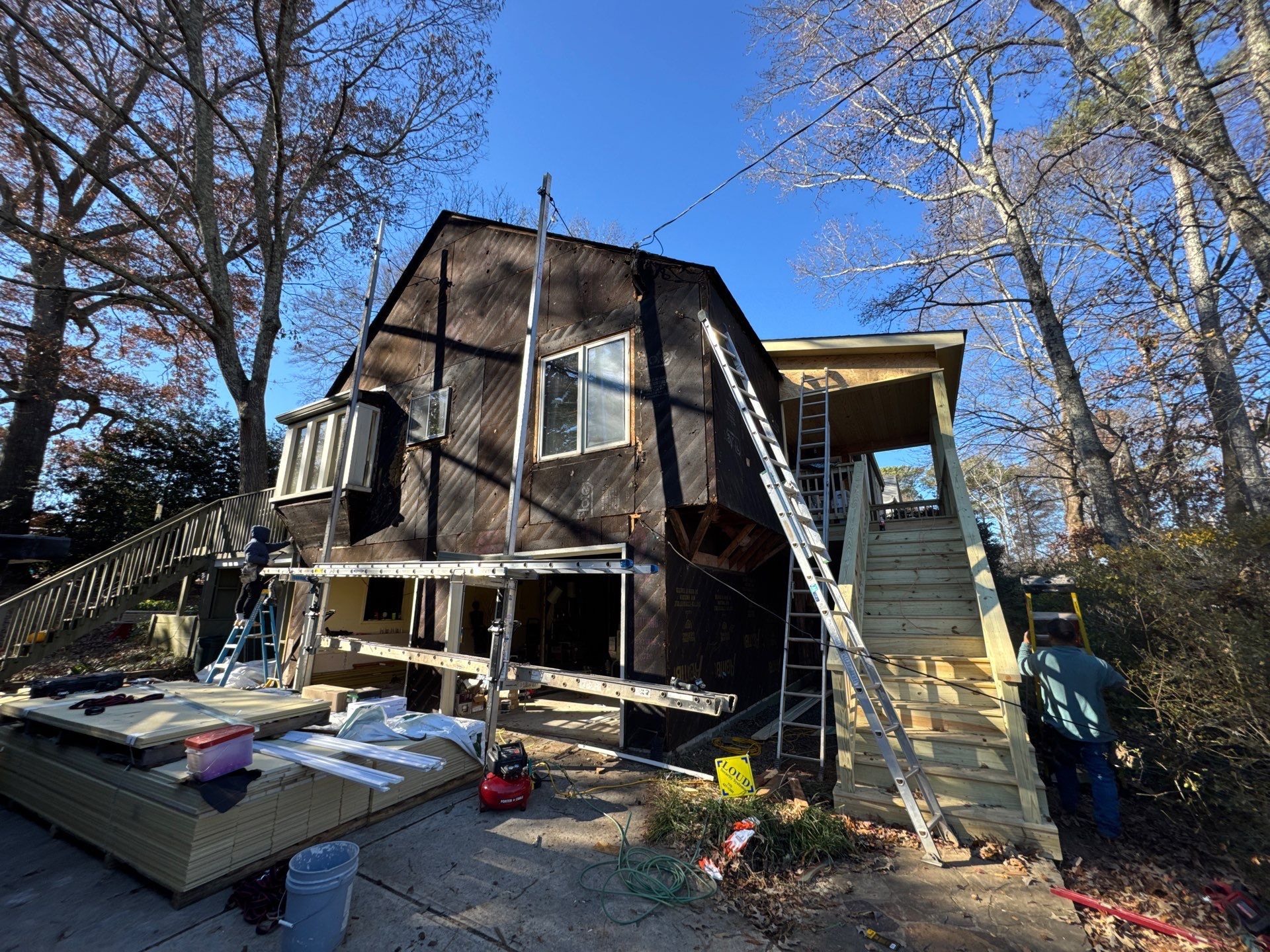 Full Exterior Siding Replacement and Deck Renovation in Marietta by Swift Home Renovations