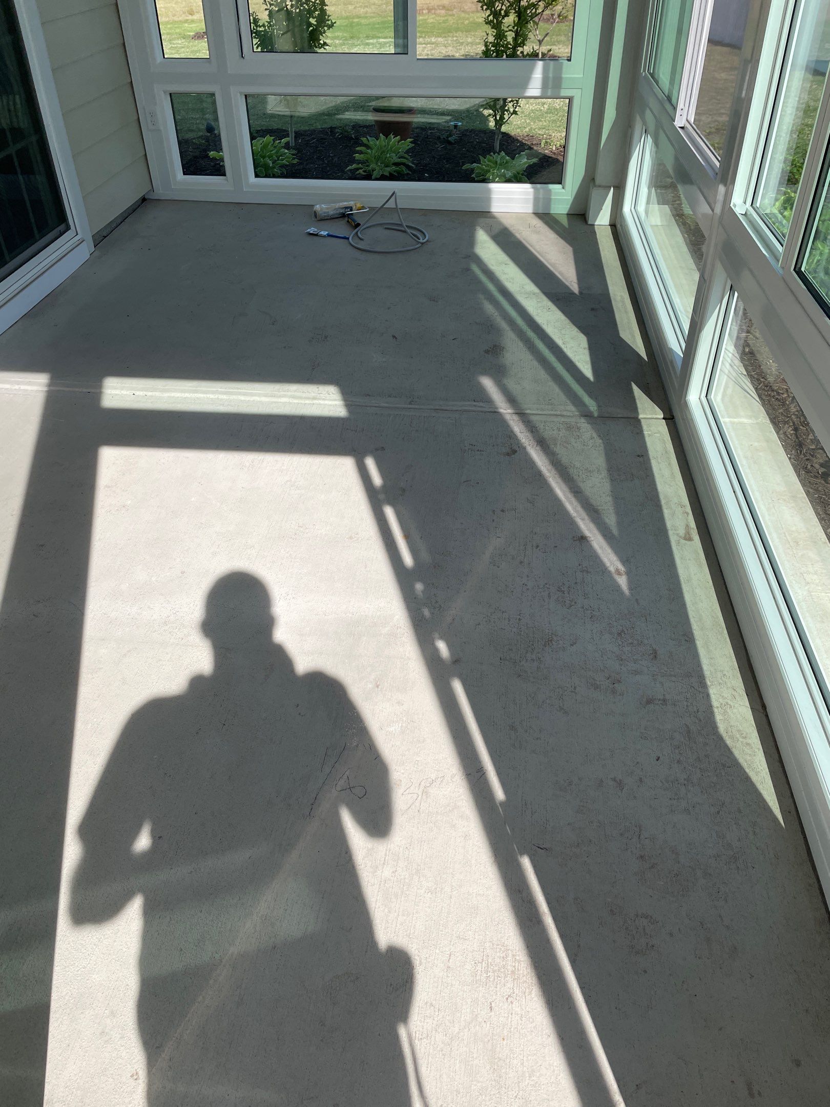 Amazing Tile Transformation After Enclosed Windows Added to Sunroom by Footprints Floors of Coastal Carolina