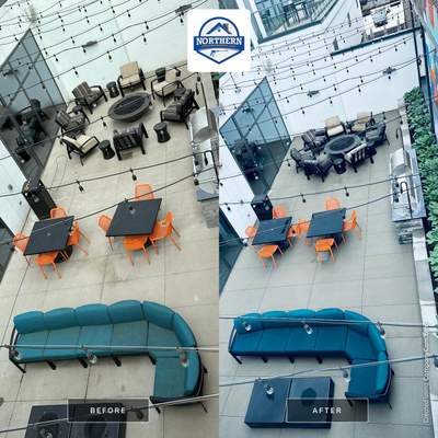 Chicago, IL Annual rooftop and sidewalk cleaning