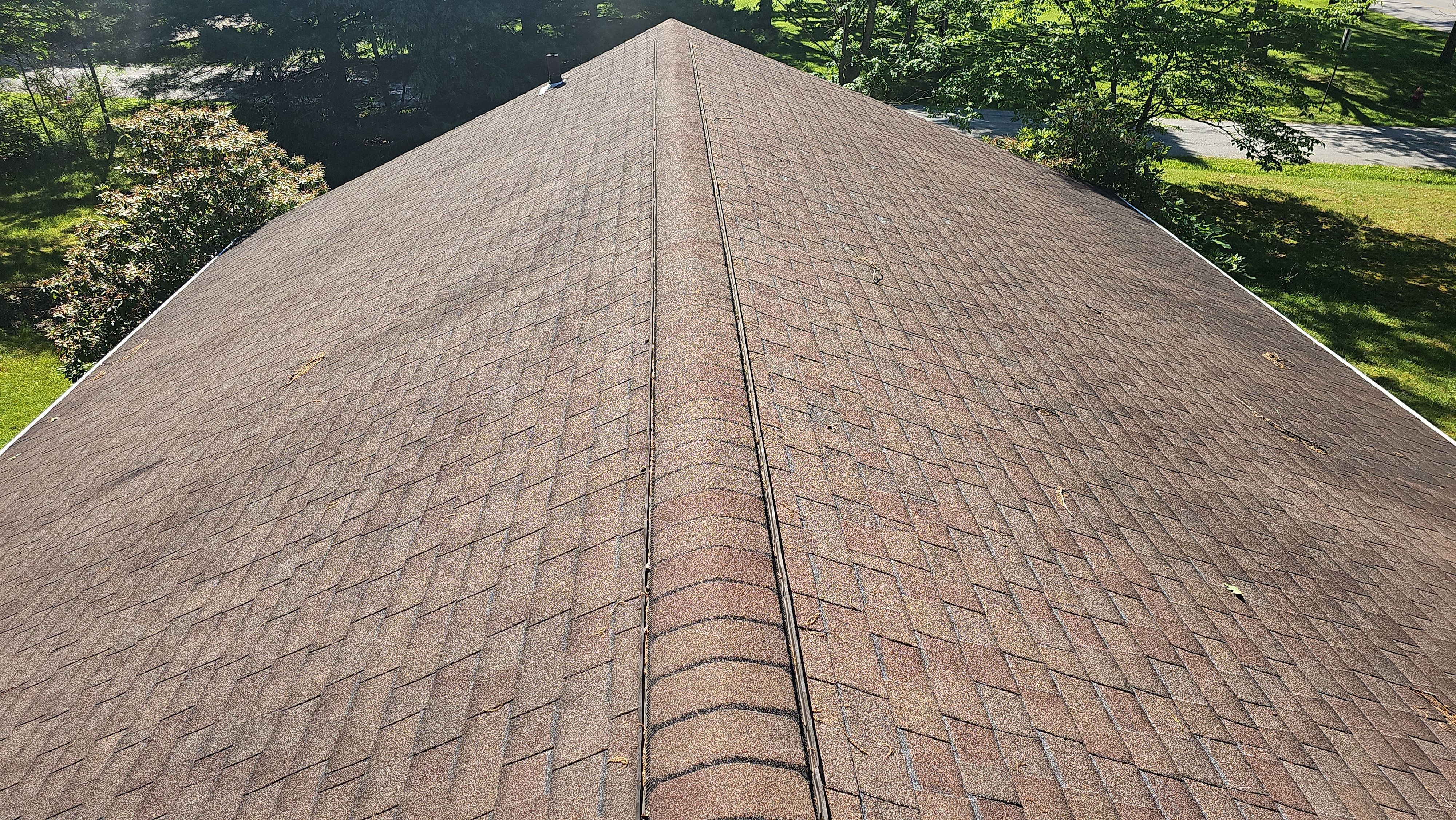 Atlas Pinnacle, Color, Woodland Green, Drip Edge, Color, White by Eagle Eye Roofing