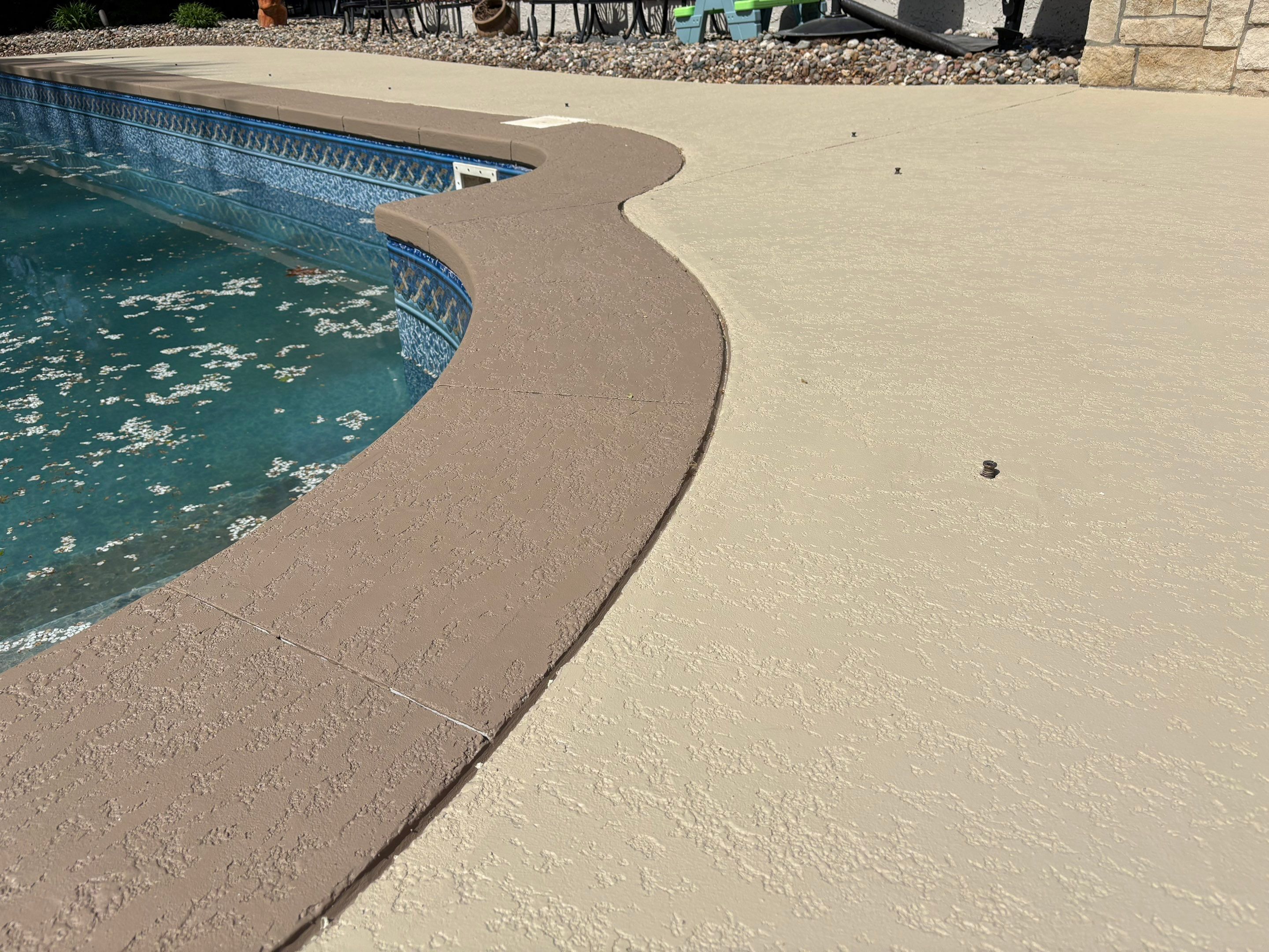 Pool Deck & Patio Resurface - Overland Park, KS by Big Red Decorative Concrete, LLC