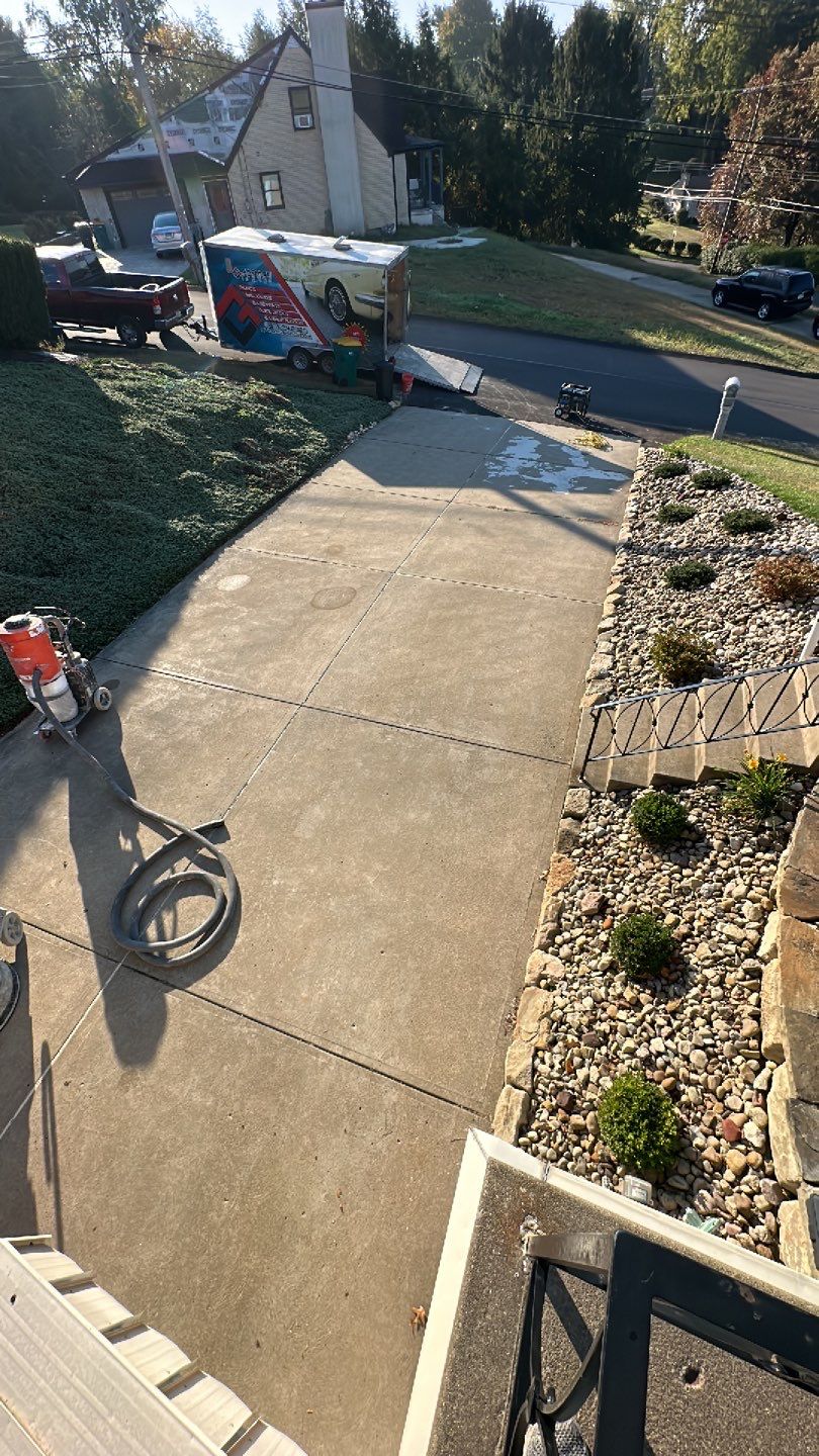 Driveway + Porch + Steps + Walkway Project in Robinson by Floors in a Day, Inc