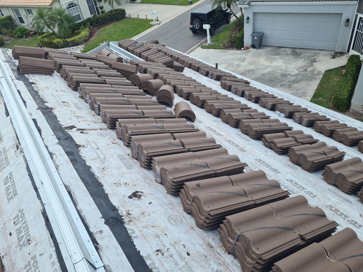 Residential Roofing Installation using WestLake Roofing Tile by BLUES BROTHERS ROOFING