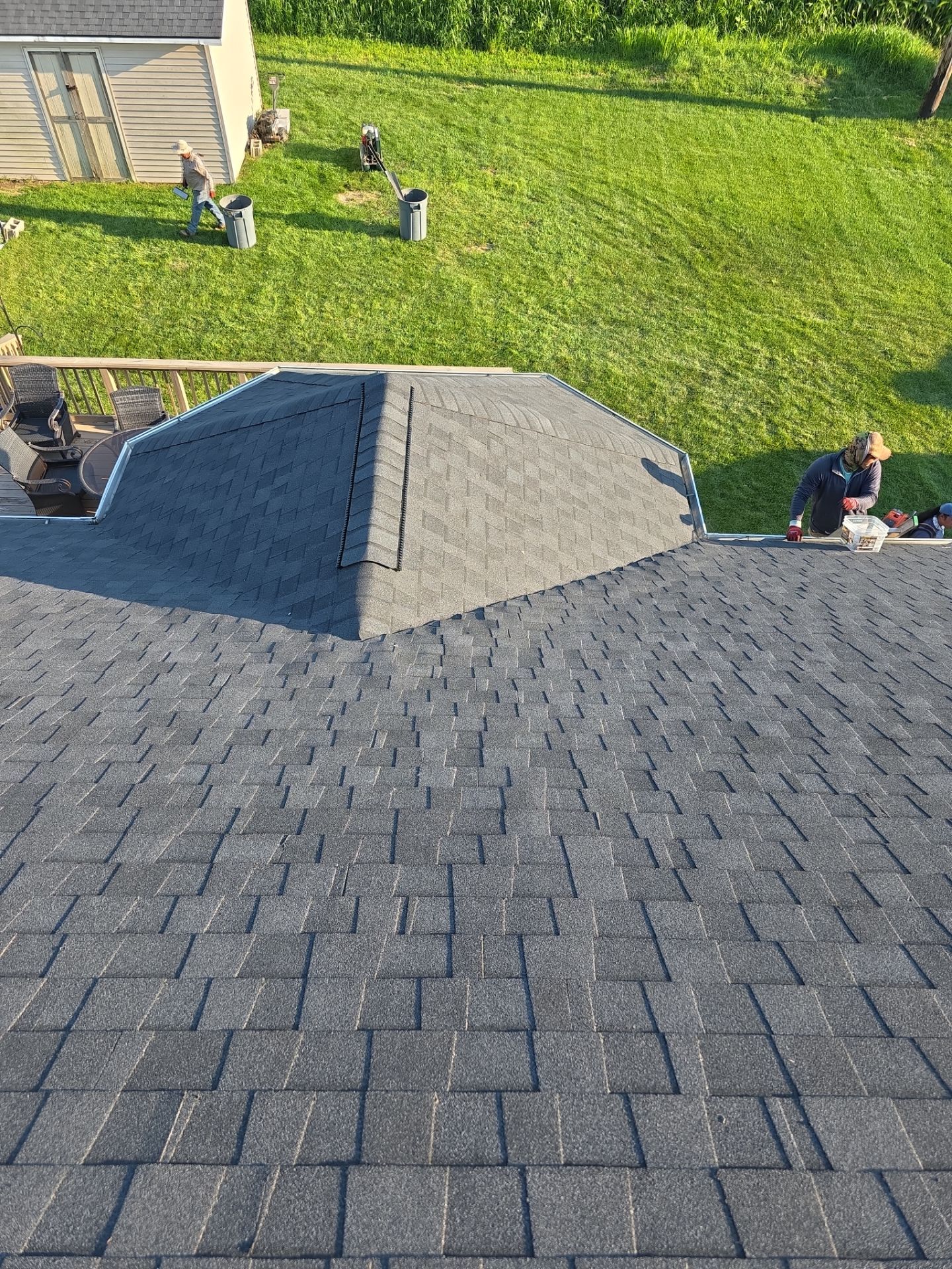 Storm Damage Repaired  by 42 North Construction, LLC.