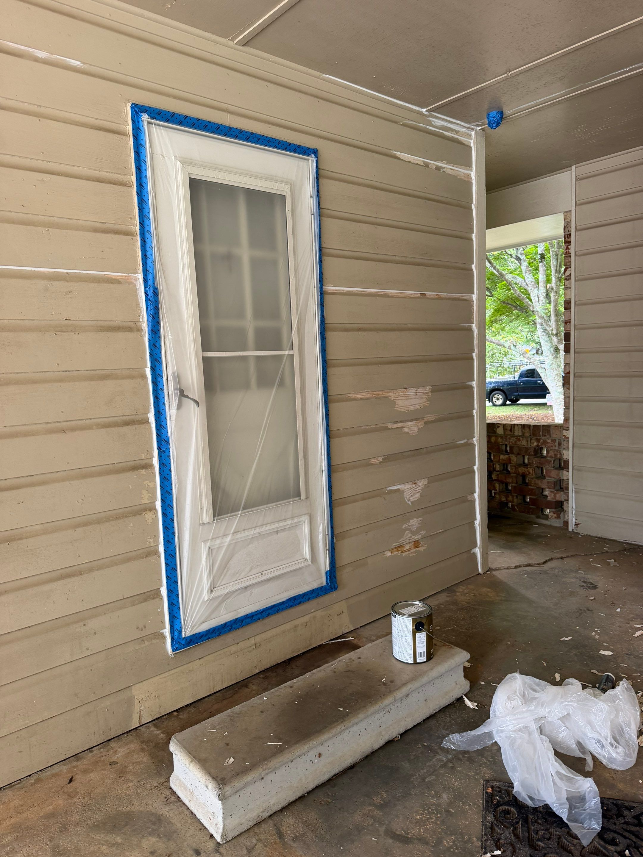 Wood Rot Replacement and Exterior Painting in Covington by PGP Surface Solutions, LLC