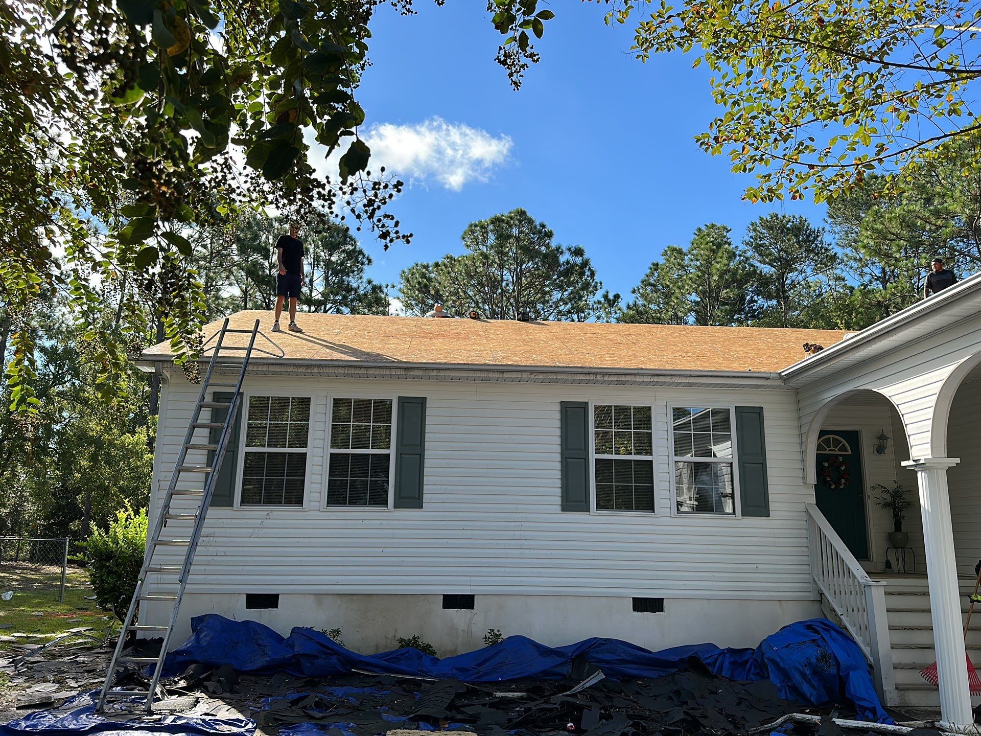 Residential Roofing Installation using  Owens Corning Trudefinition Duration Chateau Green  by RGR Construction and Roofing, LLC