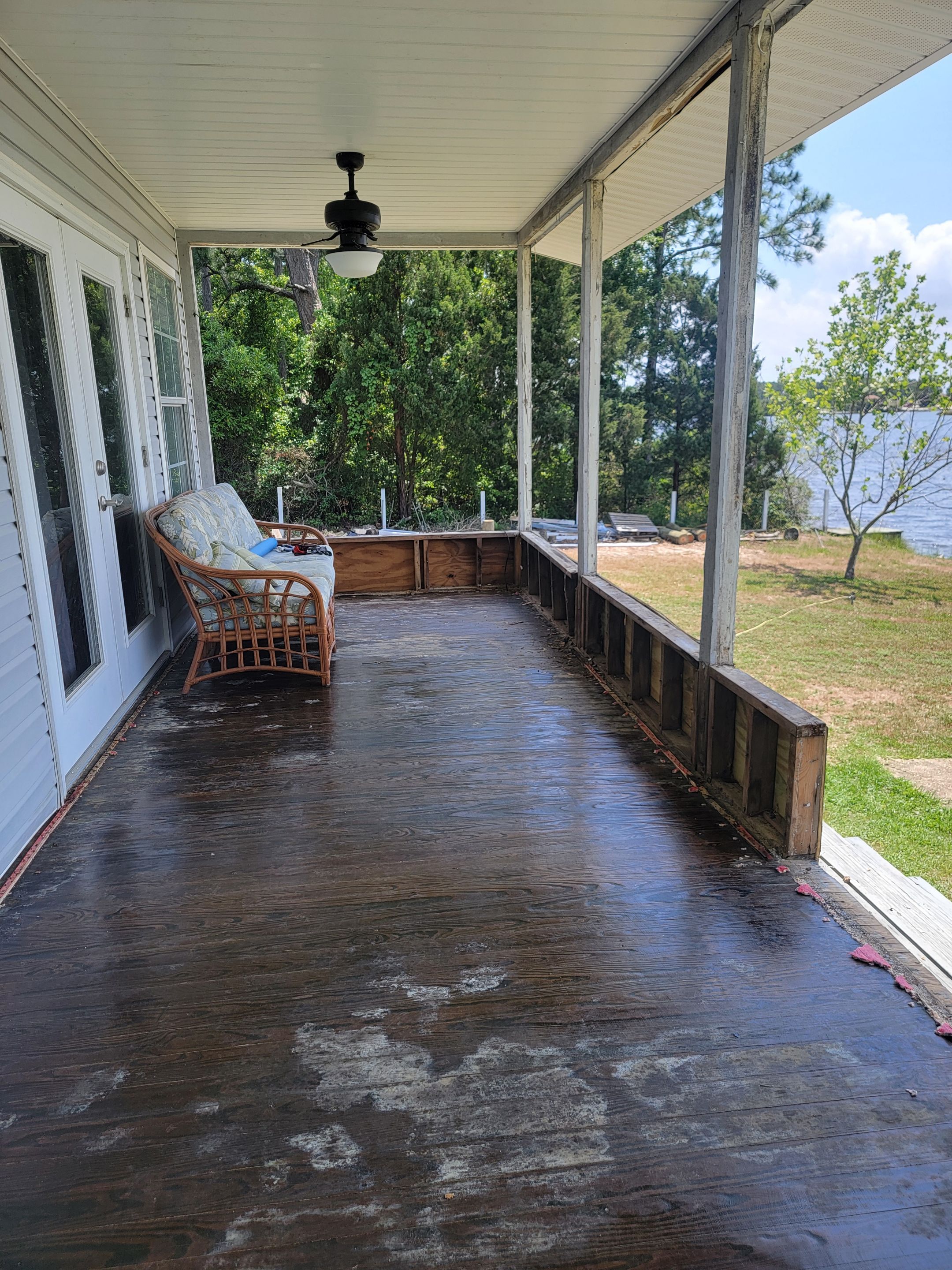 Glass Under w/Stairs in Milton by Titan Sunrooms