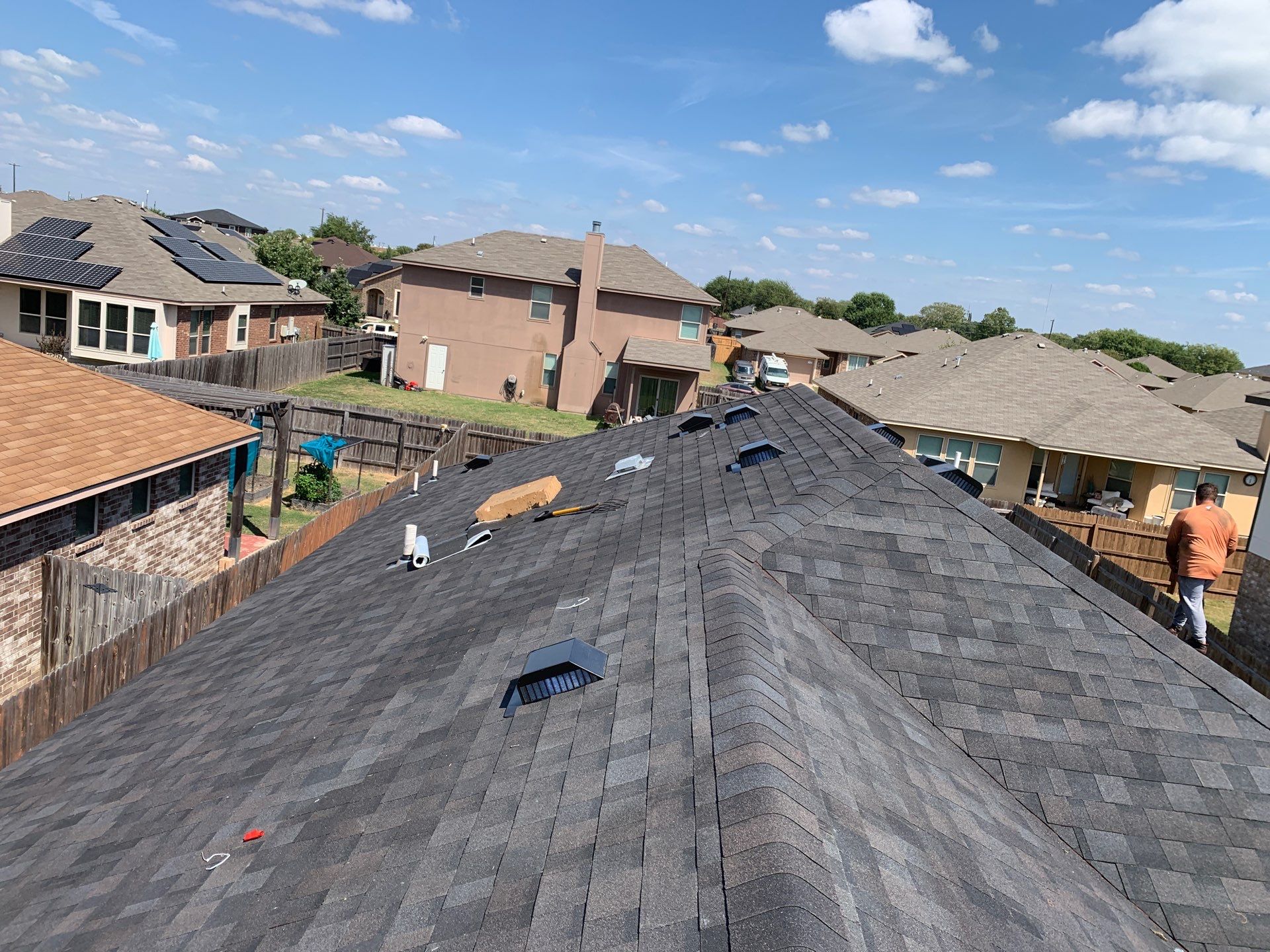 Complete Residential Roof Replacement and Decking Repair in Killeen by Caliber Restoration LLC