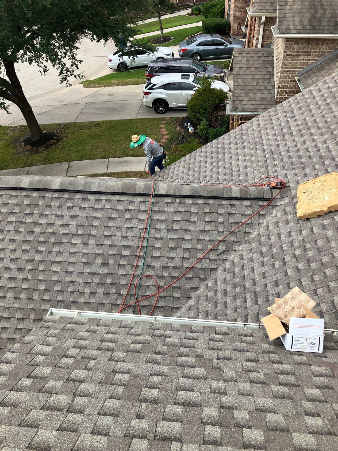 Project in Spring by Royal Crown Roofing 