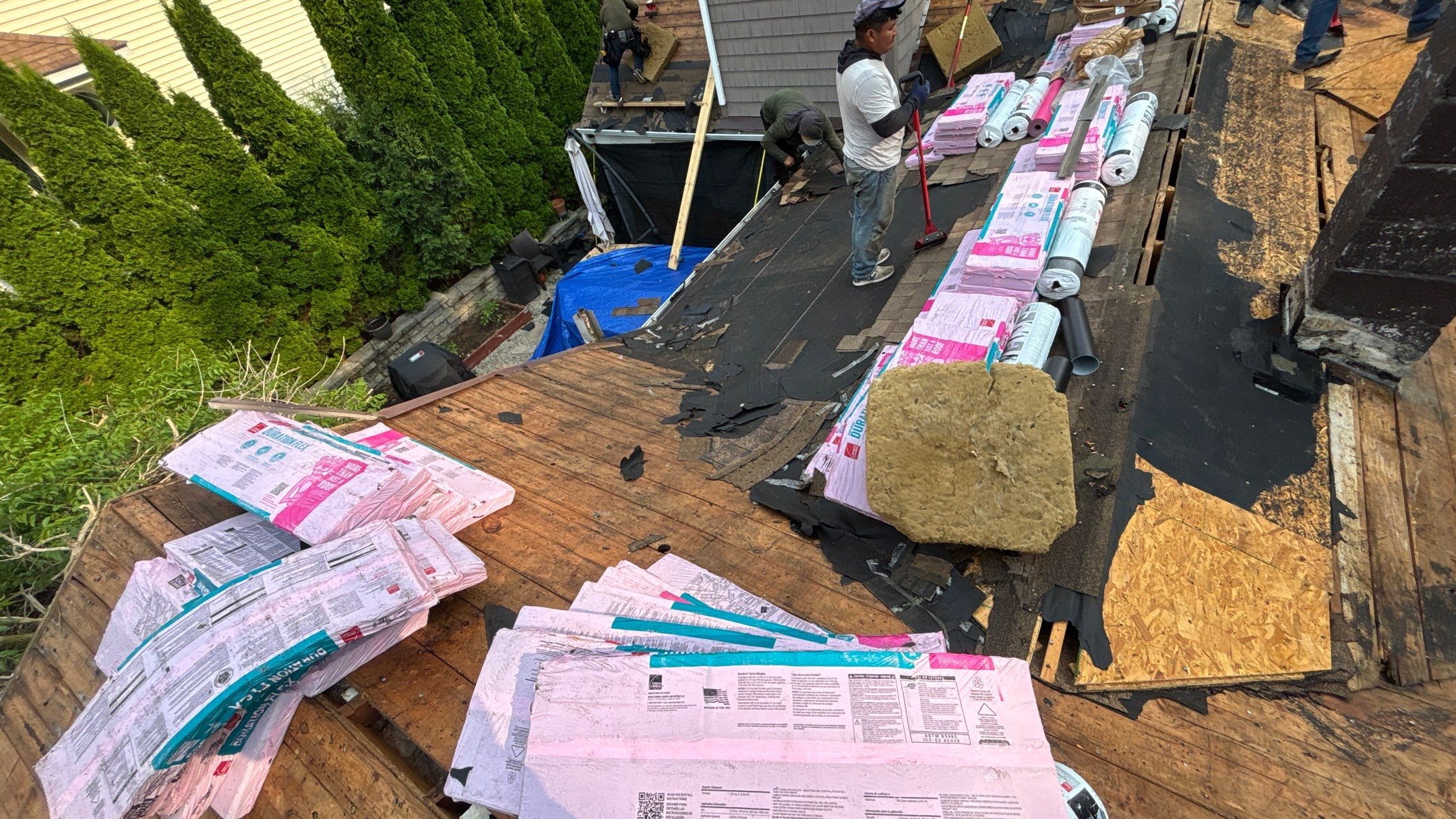 Roof Replacement using Owens Corning Sand Dune by 180 Contractors