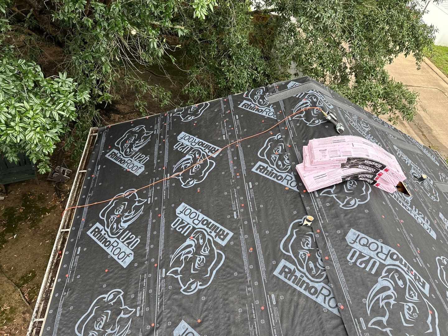 Residential Roofing Installation using Owen's Corning Duration (Lifetime) Shingles by Roof Repair Company