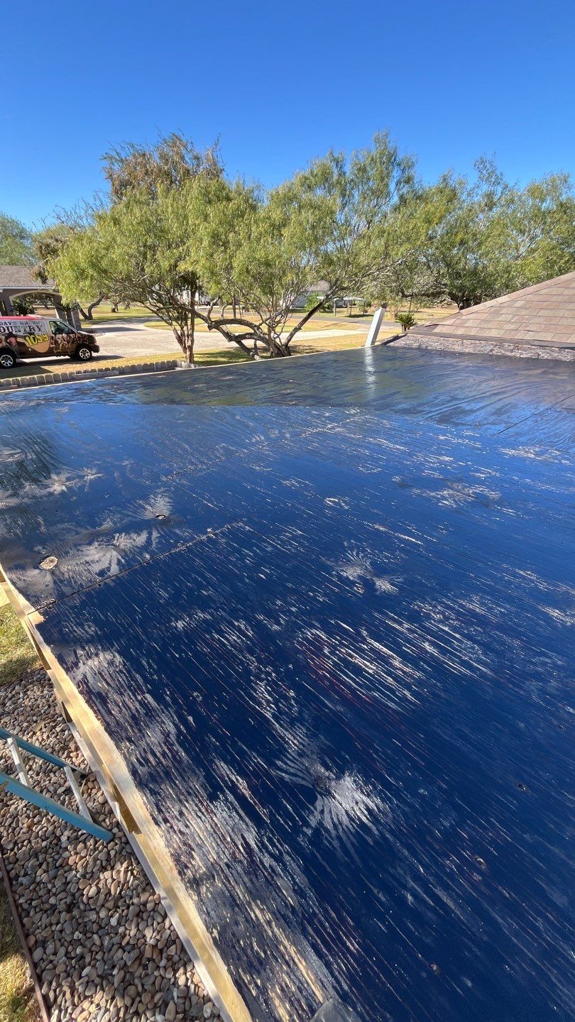 It Ain't Easy getting Shady  by Bayfront Roofing and Construction