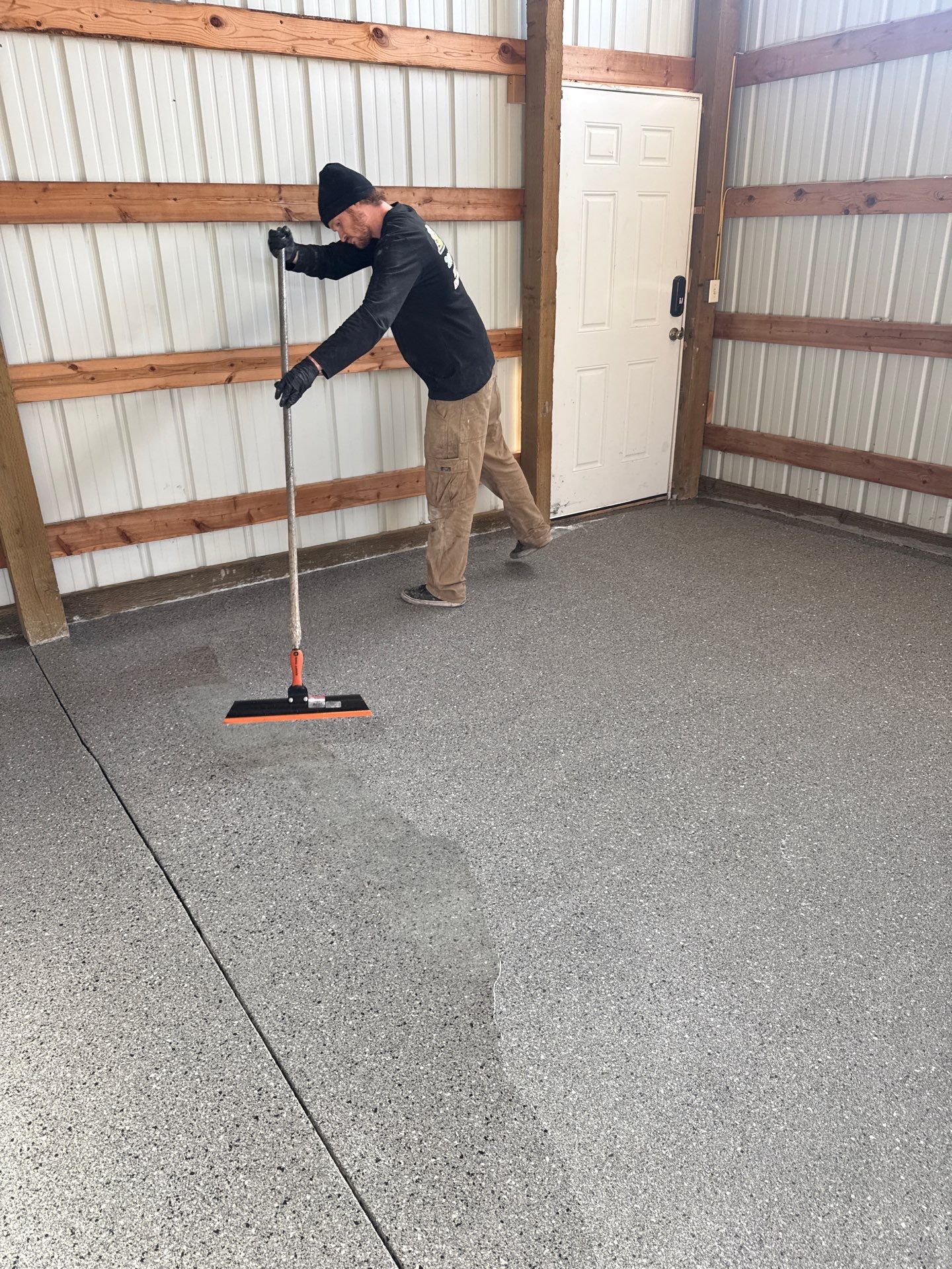 Pole Barn Shop Floor Coating and Concrete Repair in Royal City by Croc Coatings, LLC