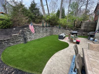 Cincinnati Artificial Turf Installation for Residential Padded Lawn