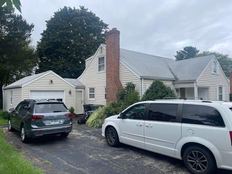 Residential Roofing Installation using Owens Corning TruDefinition Duration AR - Onyx Black & New Siding Install using Certainteed Sterling gray by A Plus Exterior